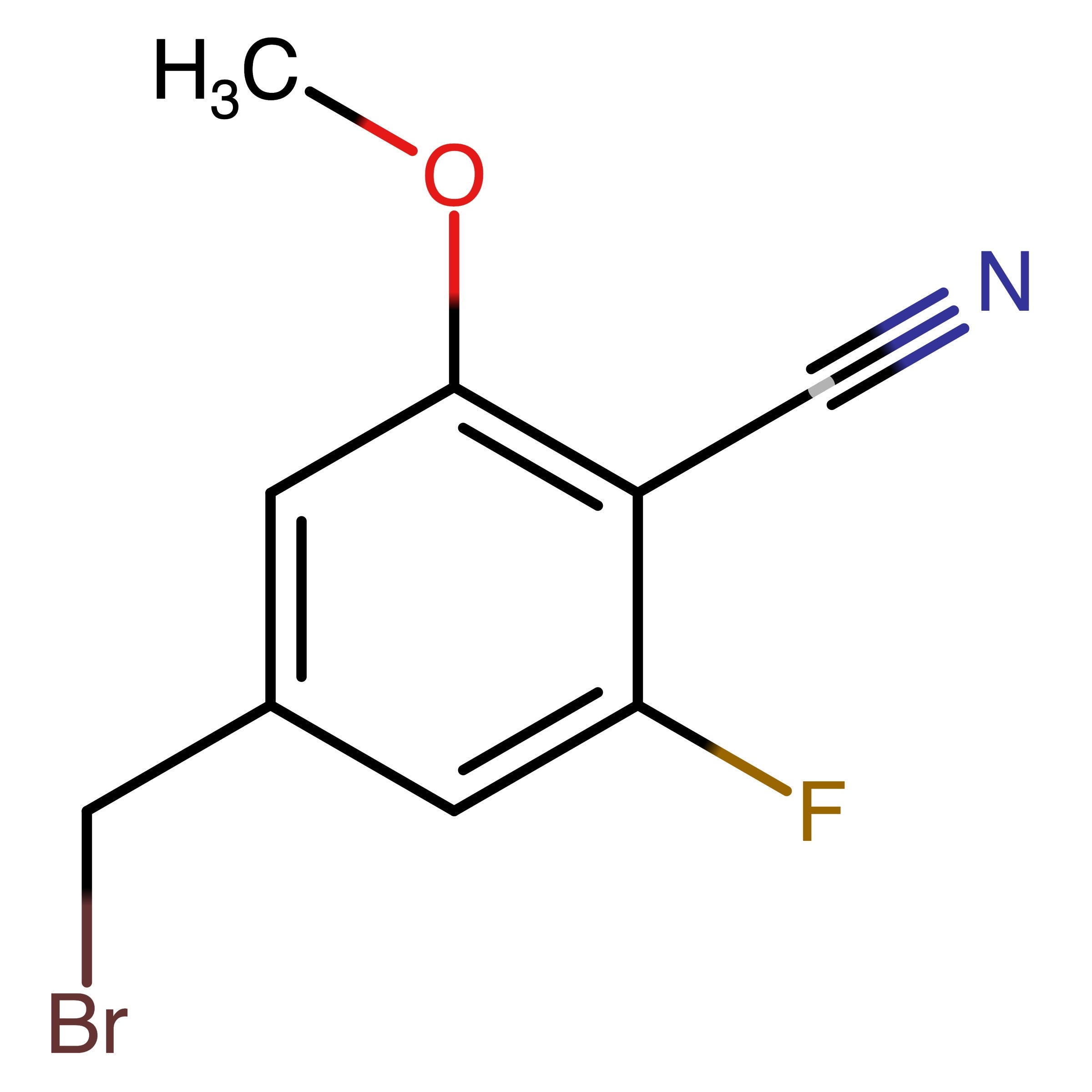 CAS 2386045-42-5 | 4-(Bromomethyl)-2-fluoro-6-methoxybenzonitrile