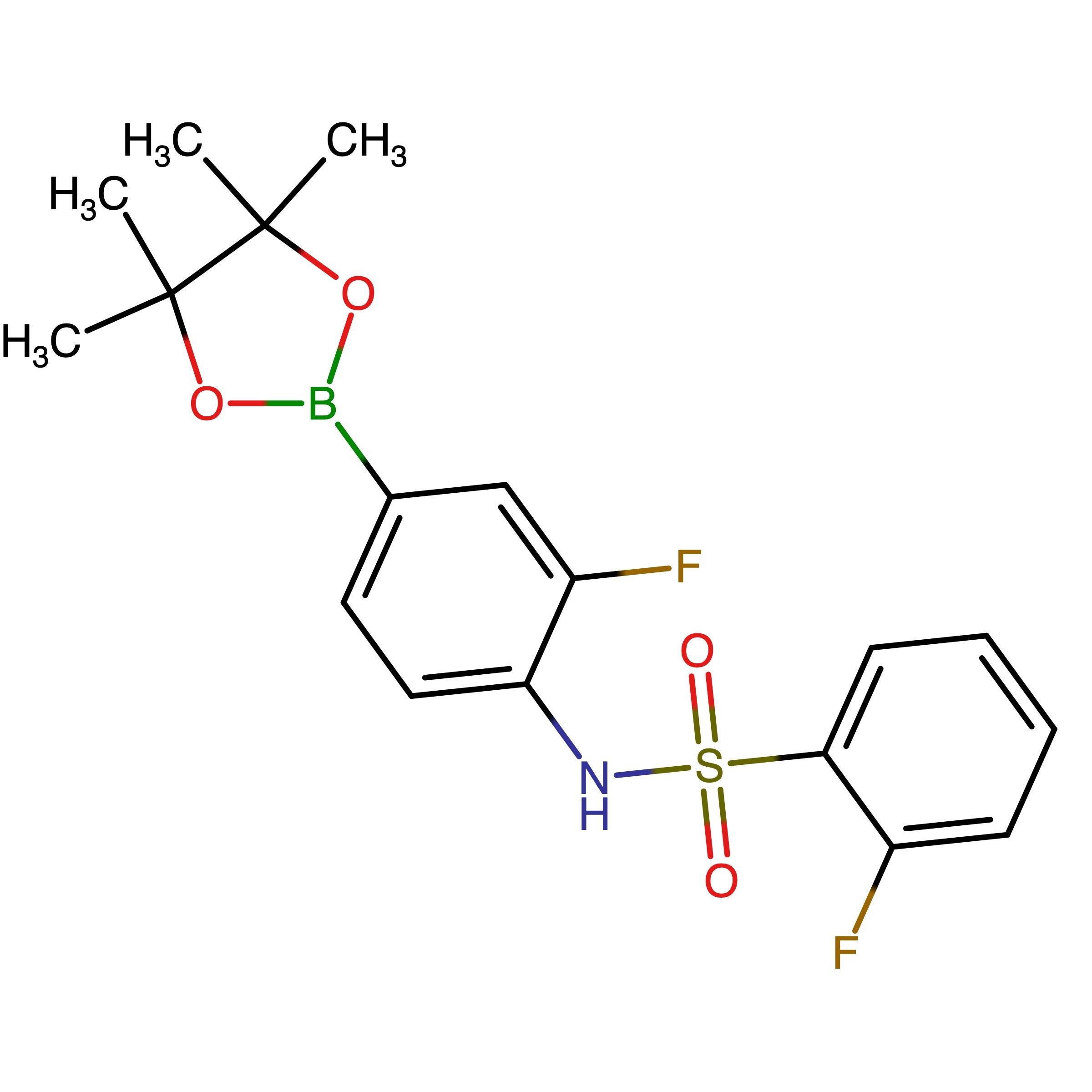 CAS 1314069-48-1 | 2-Fluoro-N-[2-fluoro-4-(4,4,5,5-tetramethyl-1,3,2-dioxaborolan-2-yl)phenyl]benzenesulfonamide