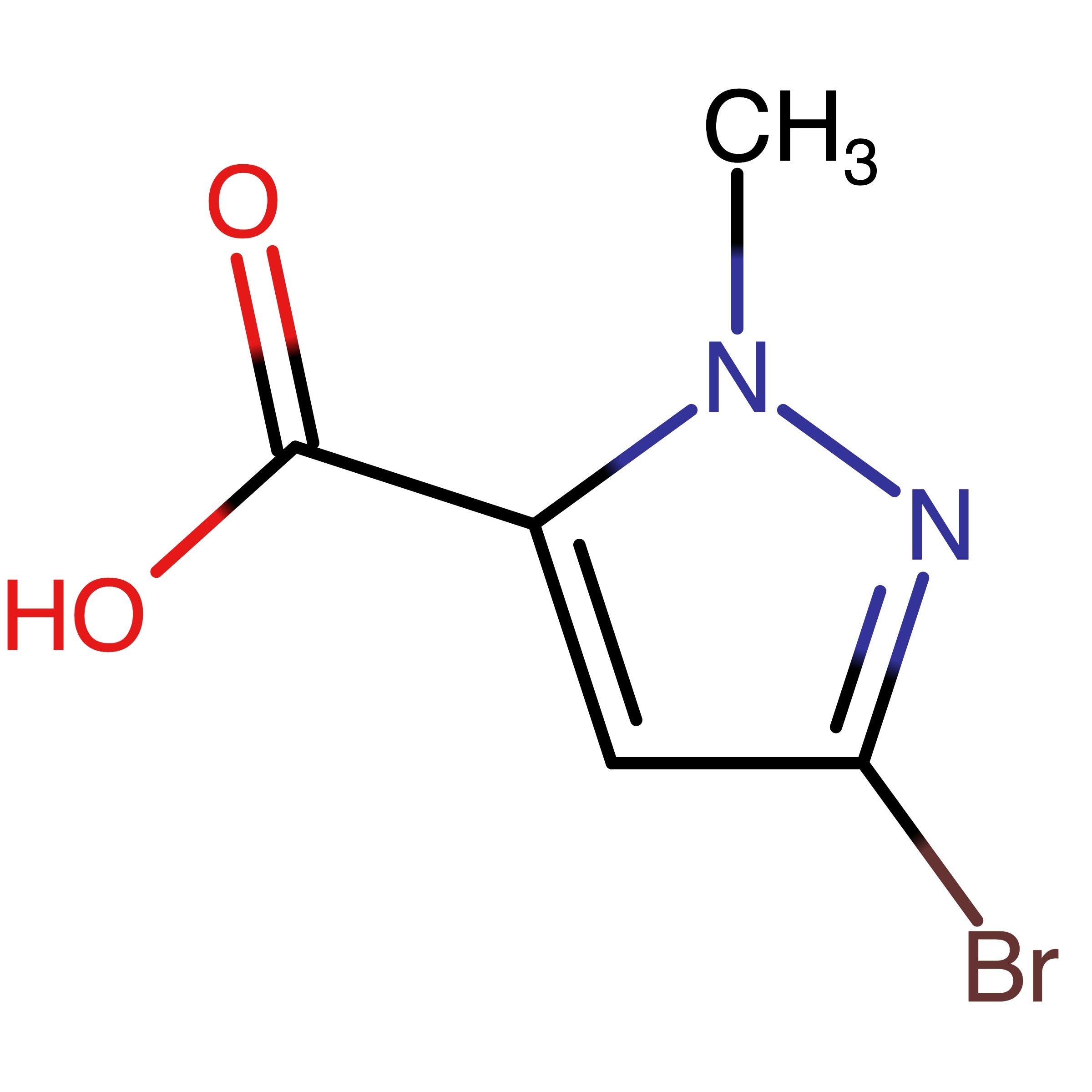 CAS 173841-05-9 | 3-Bromo-1-methyl-1H-pyrazole-5-carboxylic acid | MFCD22395741