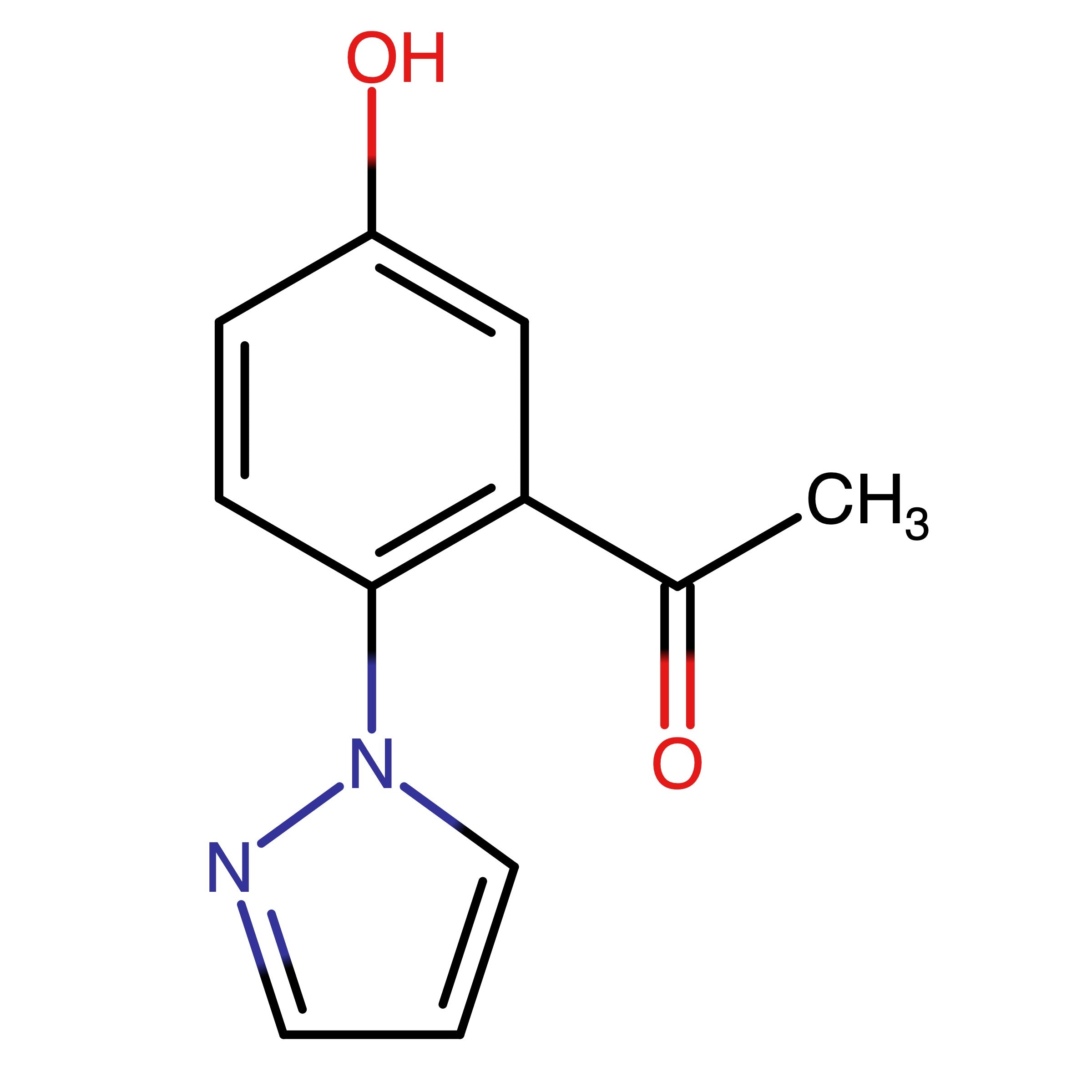 CAS 2435611-24-6 | 1-(5-Hydroxy-2-(1H-pyrazol-1-yl)phenyl)ethan-1-one
