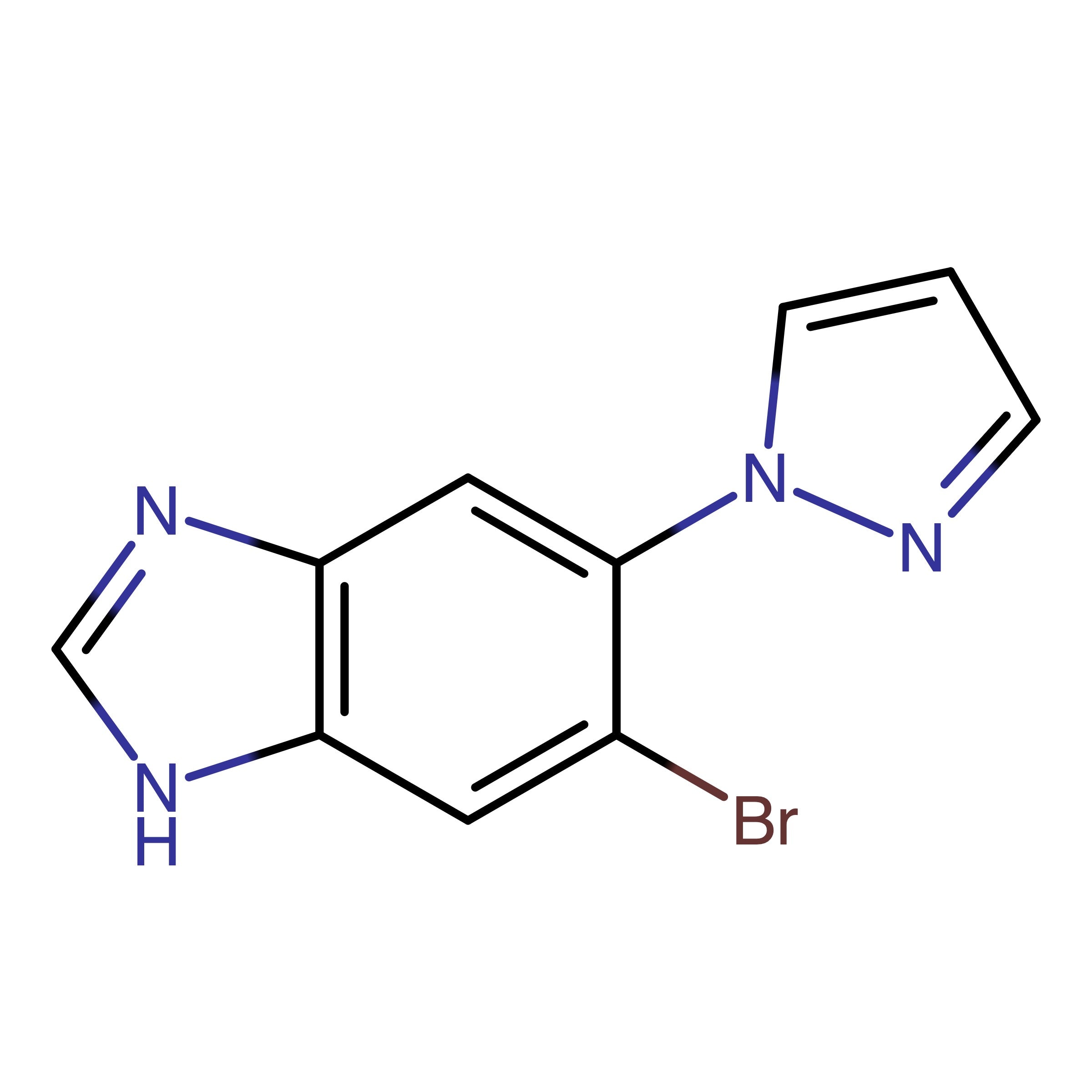 CAS 2435612-01-2 | 6-Bromo-5-(1H-pyrazol-1-yl)-1H-benzo[d]imidazole