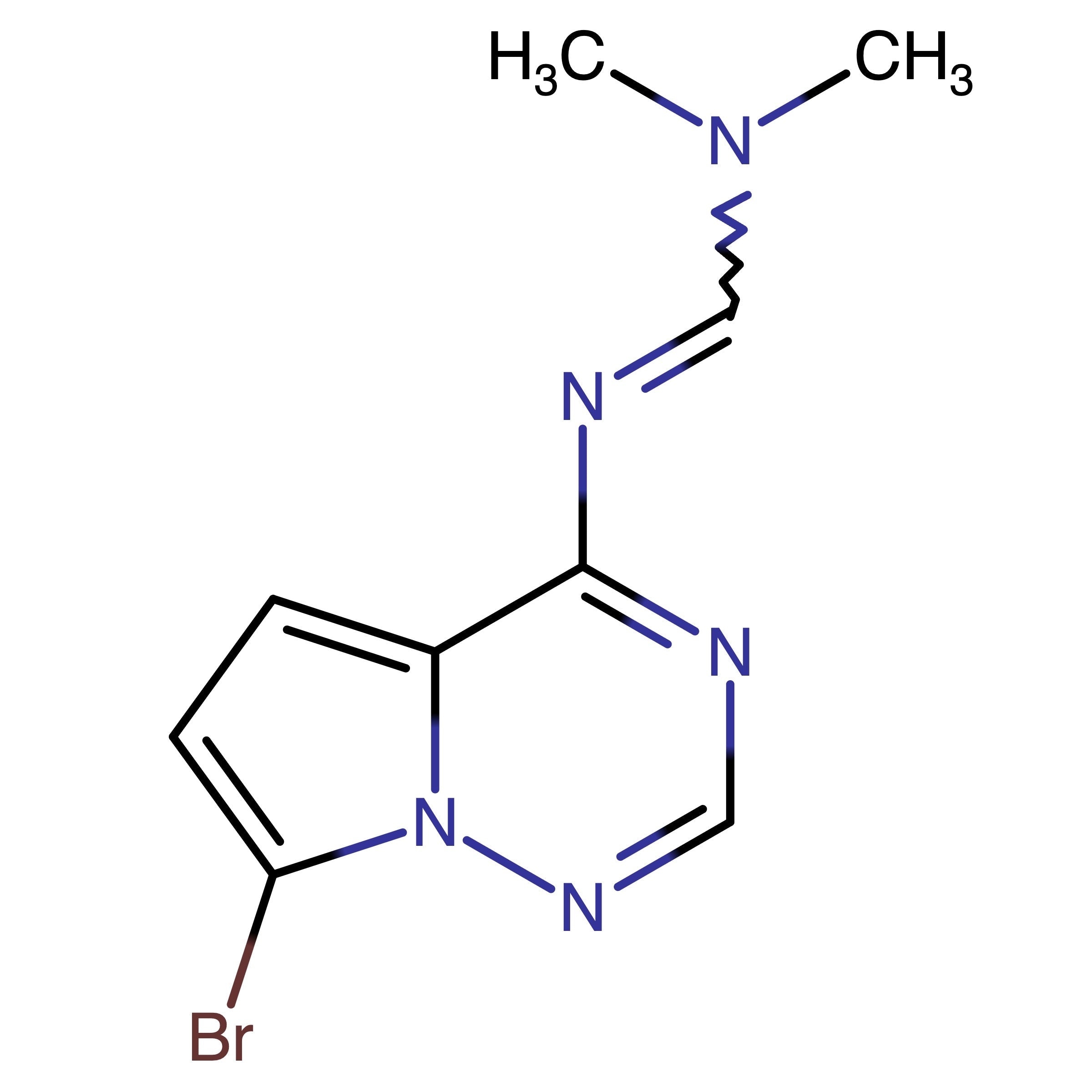 CAS 2249969-11-5 | N'-(7-Bromopyrrolo[2,1-f][1,2,4]triazin-4-yl)-N,N-dimethylformimidamide