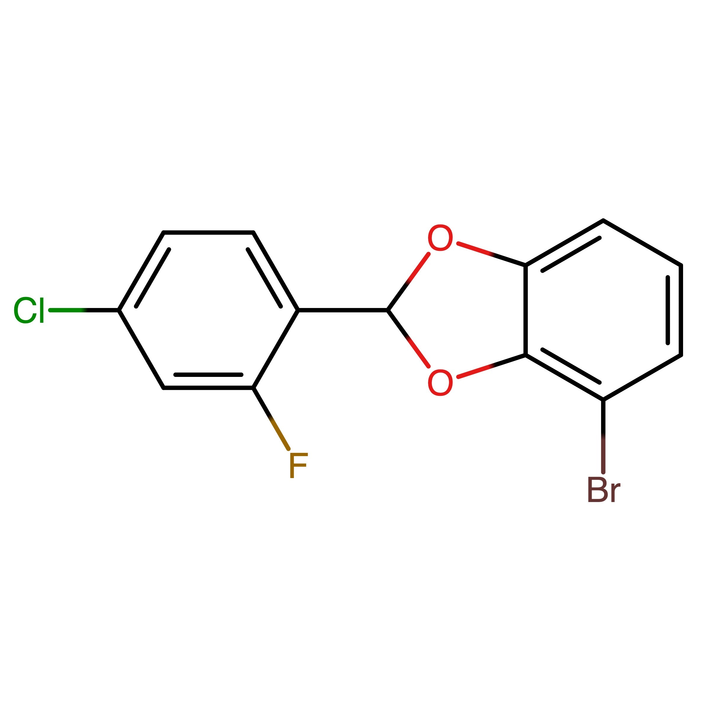 CAS 2401894-36-6 | 4-Bromo-2-(4-chloro-2-fluorophenyl)benzo[d][1,3]dioxole