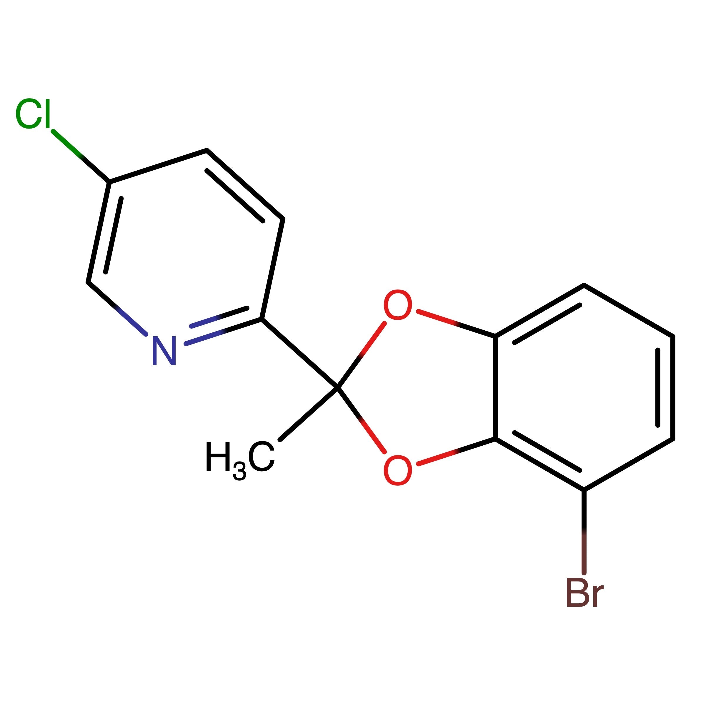 CAS 2401894-52-6 | 2-(4-Bromo-2-methylbenzo[d][1,3]dioxol-2-yl)-5-chloropyridine
