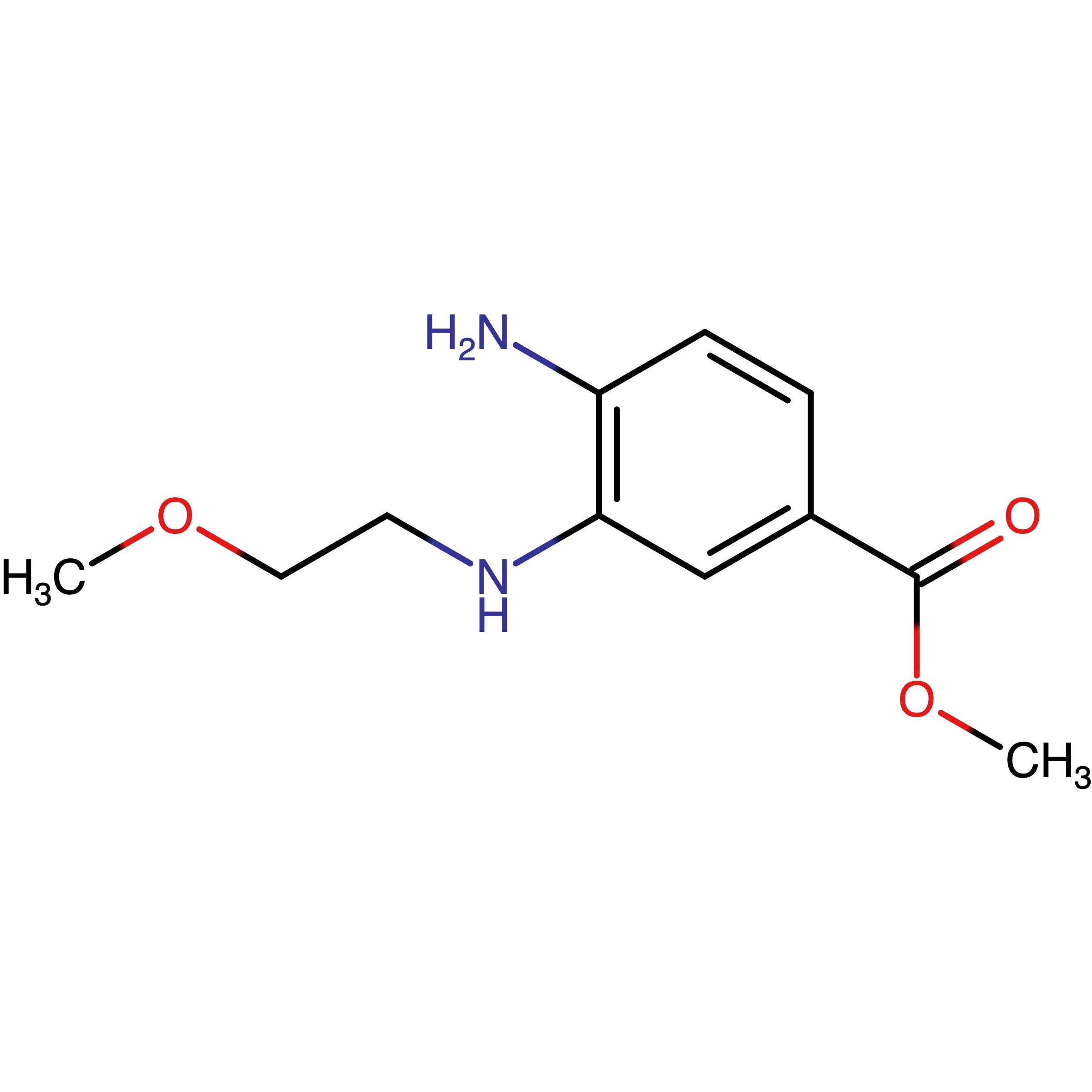 CAS 1552843-60-3 | Methyl 4-amino-3-((2-methoxyethyl)amino)benzoate | MFCD24306311