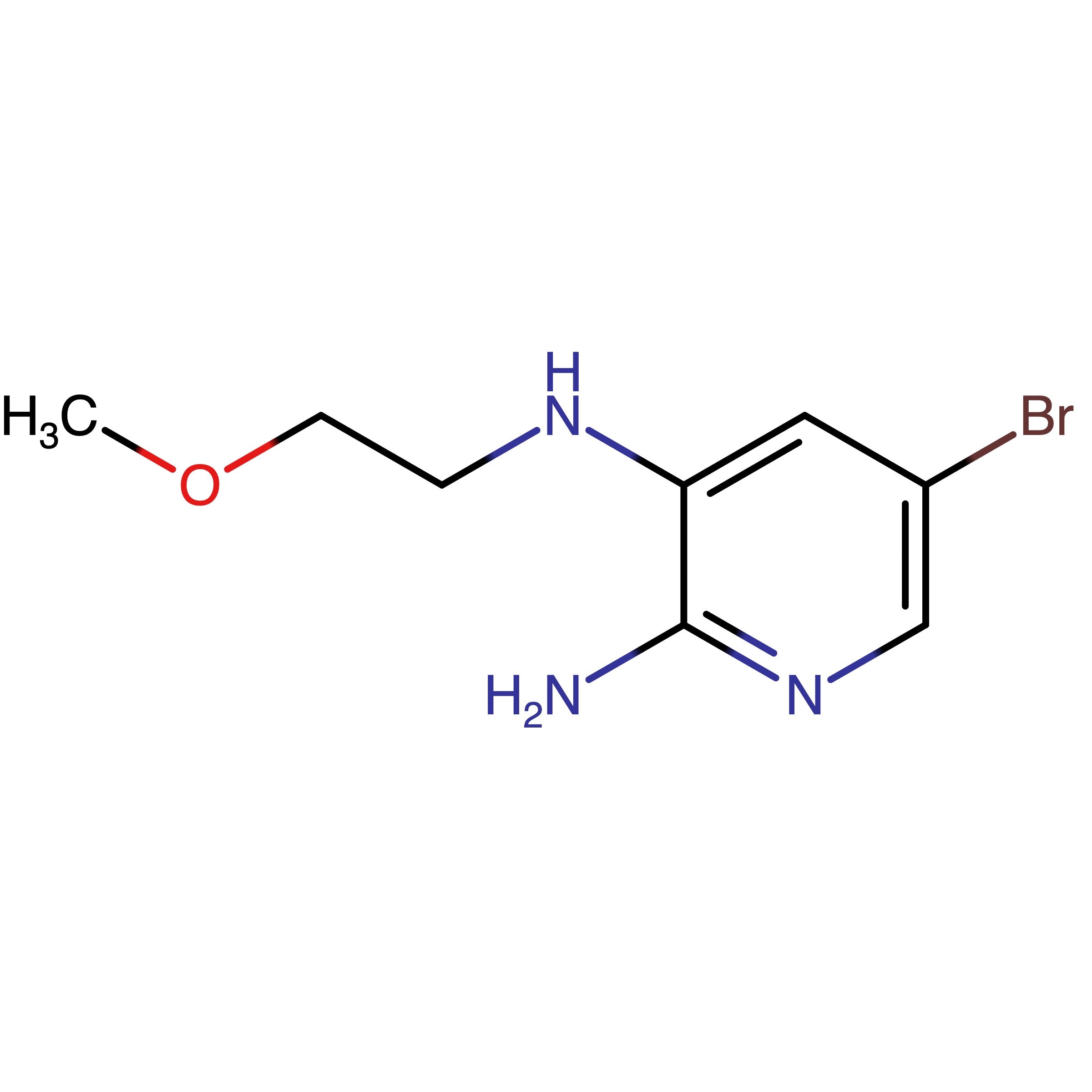 CAS 2230201-15-5 | 5-Bromo-N3-(2-methoxyethyl)pyridine-2,3-diamine