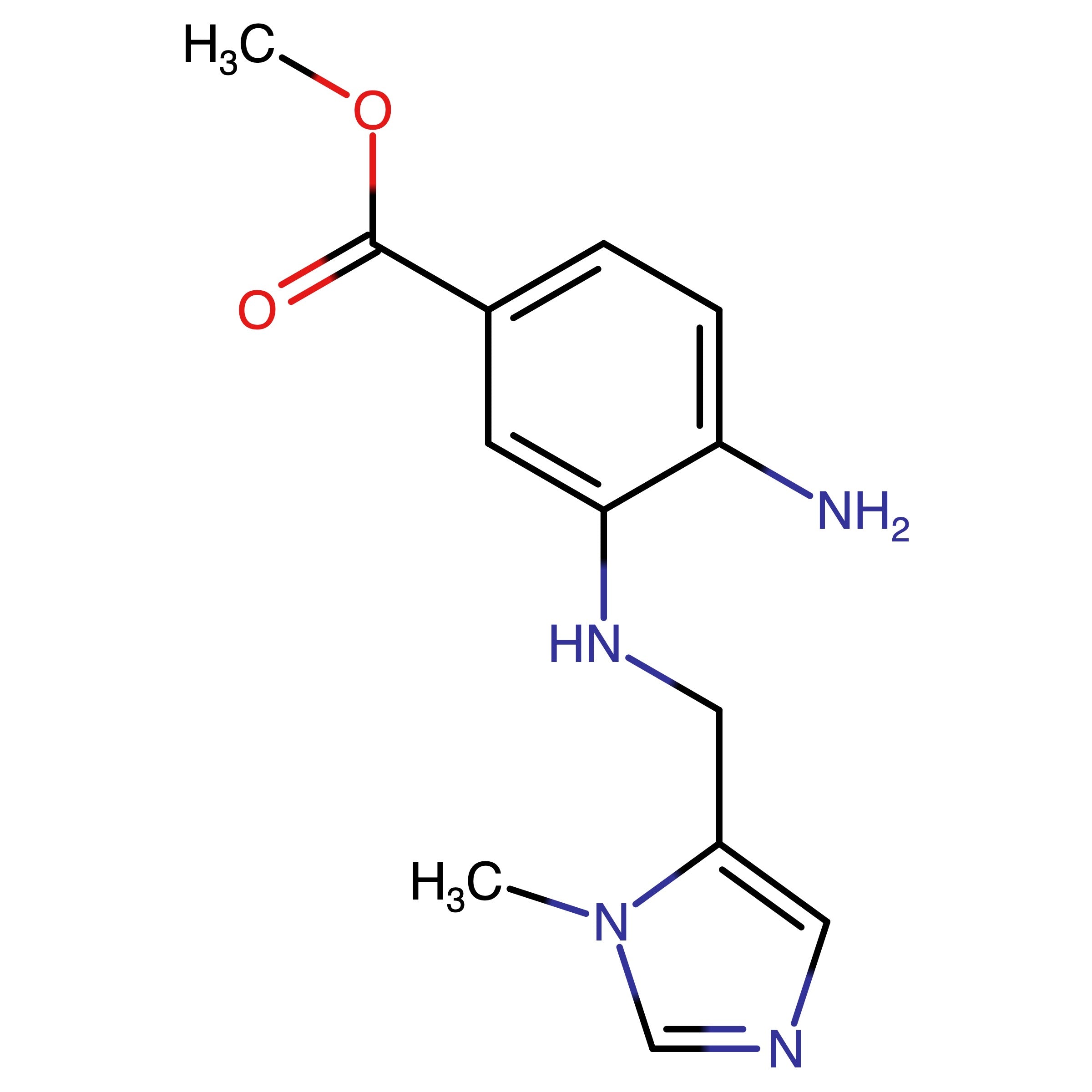 CAS 2230200-92-5 | Methyl 4-amino-3-(((1-methyl-1H-imidazol-5-yl)methyl)amino)benzoate