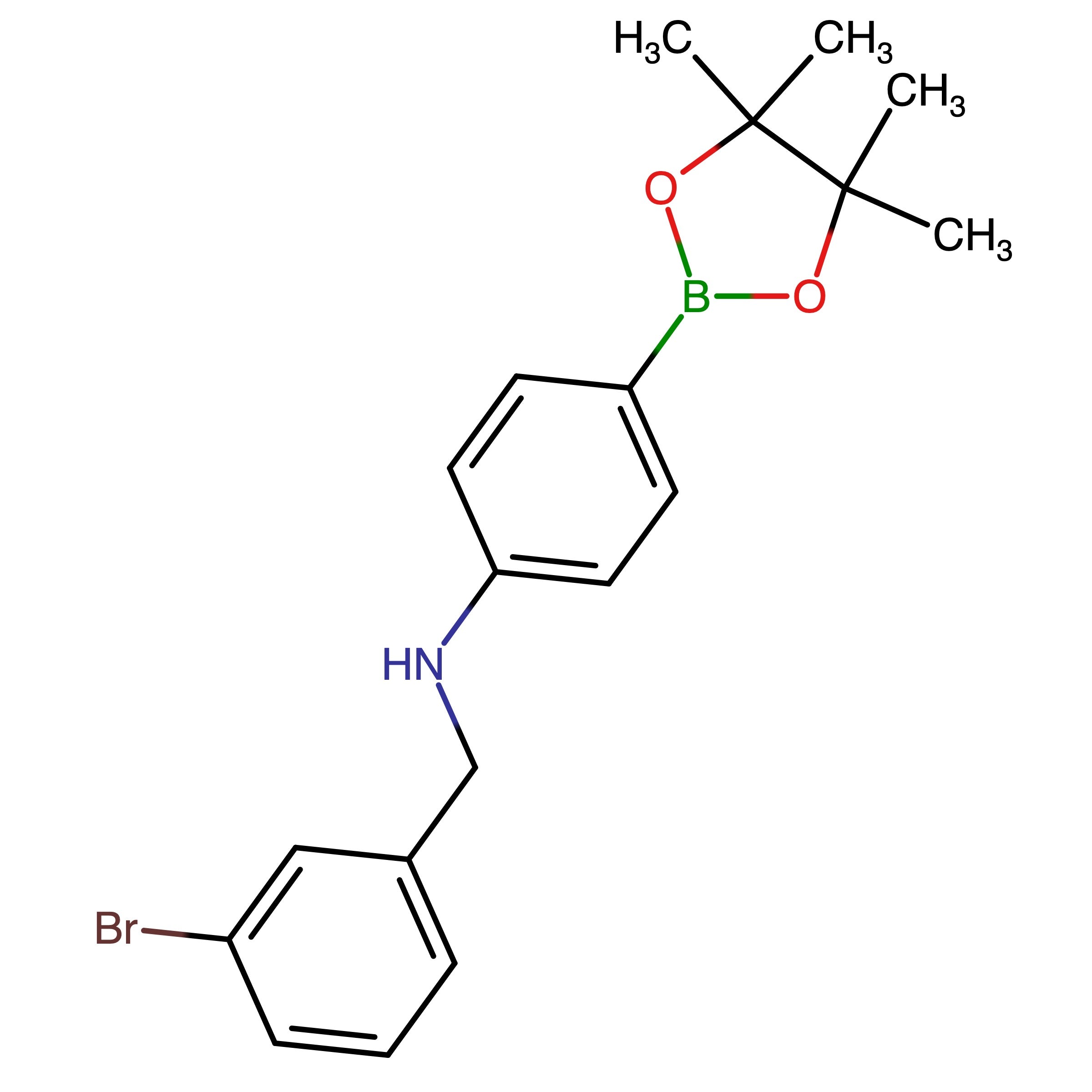 CAS 1312789-54-0 | 3-Bromo-N-[4-(4,4,5,5-tetramethyl-1,3,2-dioxaborolan-2-yl)phenyl]benzenemethanamine