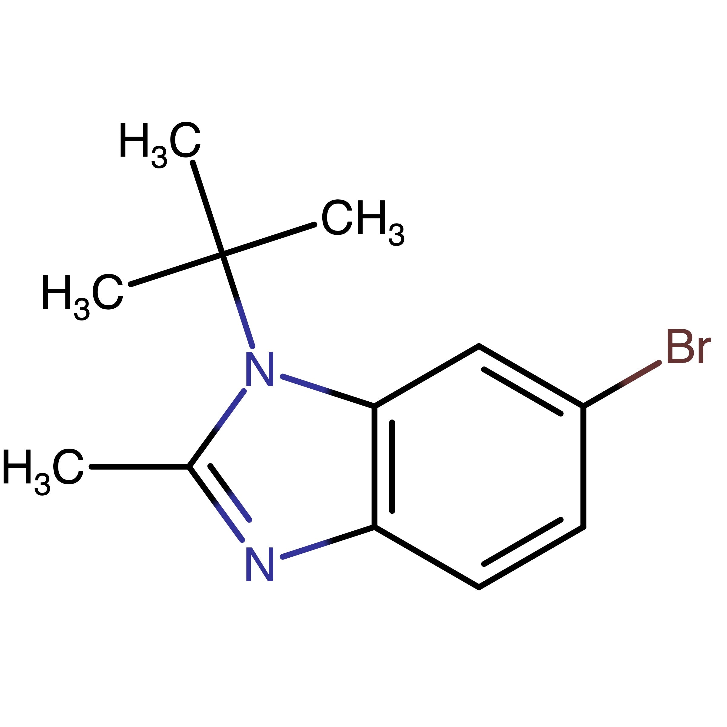 CAS 1217486-78-6 | 6-Bromo-1-(tert-butyl)-2-methyl-1H-benzo[d]imidazole | MFCD22575048