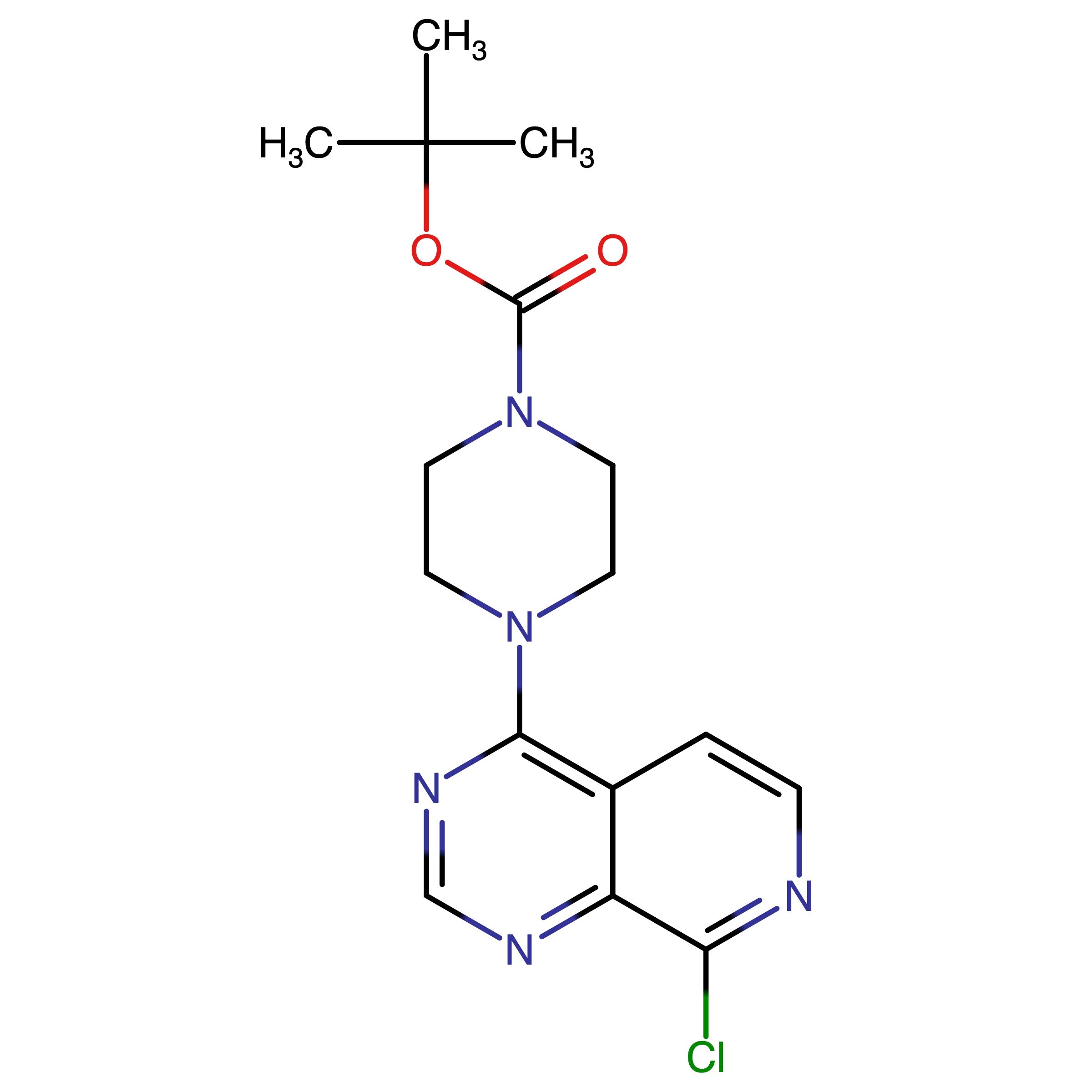 CAS 2368909-17-3 | tert-Butyl 4-(8-chloropyrido[3,4-d]pyrimidin-4-yl)piperazine-1-carboxylate