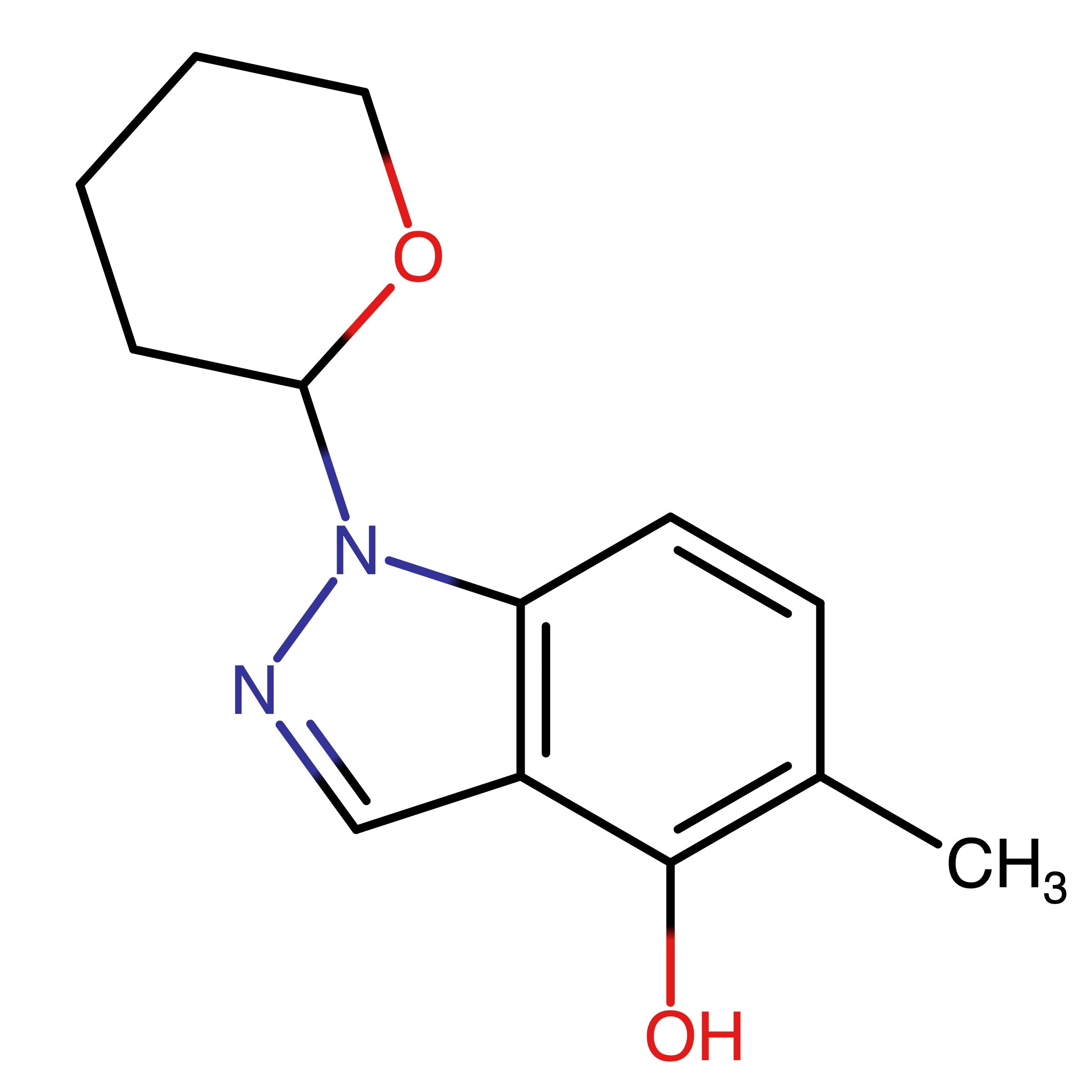 CAS 2368909-31-1 | 5-Methyl-1-(tetrahydro-2H-pyran-2-yl)-1H-indazol-4-ol