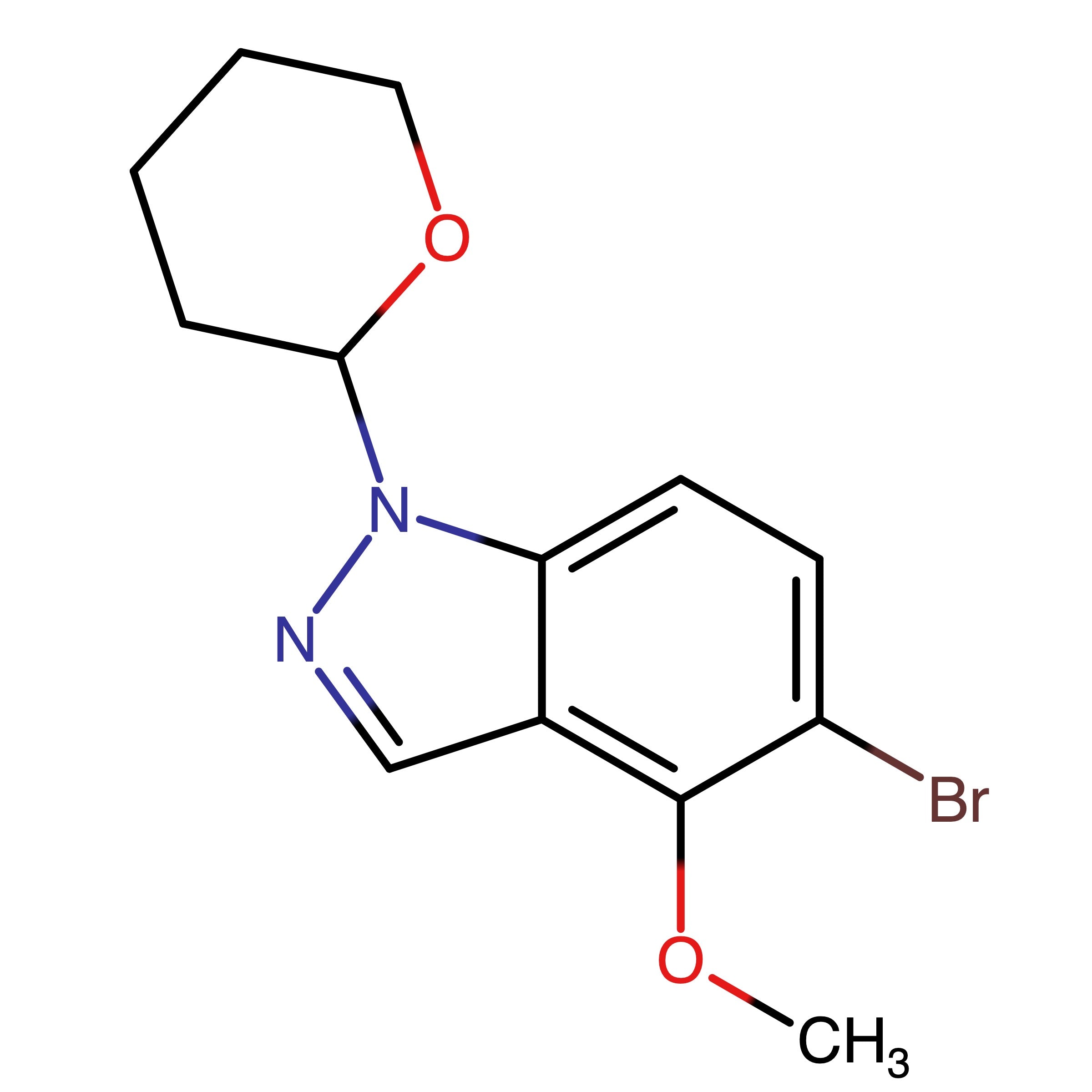CAS 1459253-62-3 | 5-Bromo-4-methoxy-1-(tetrahydro-2H-pyran-2-yl)-1H-indazole