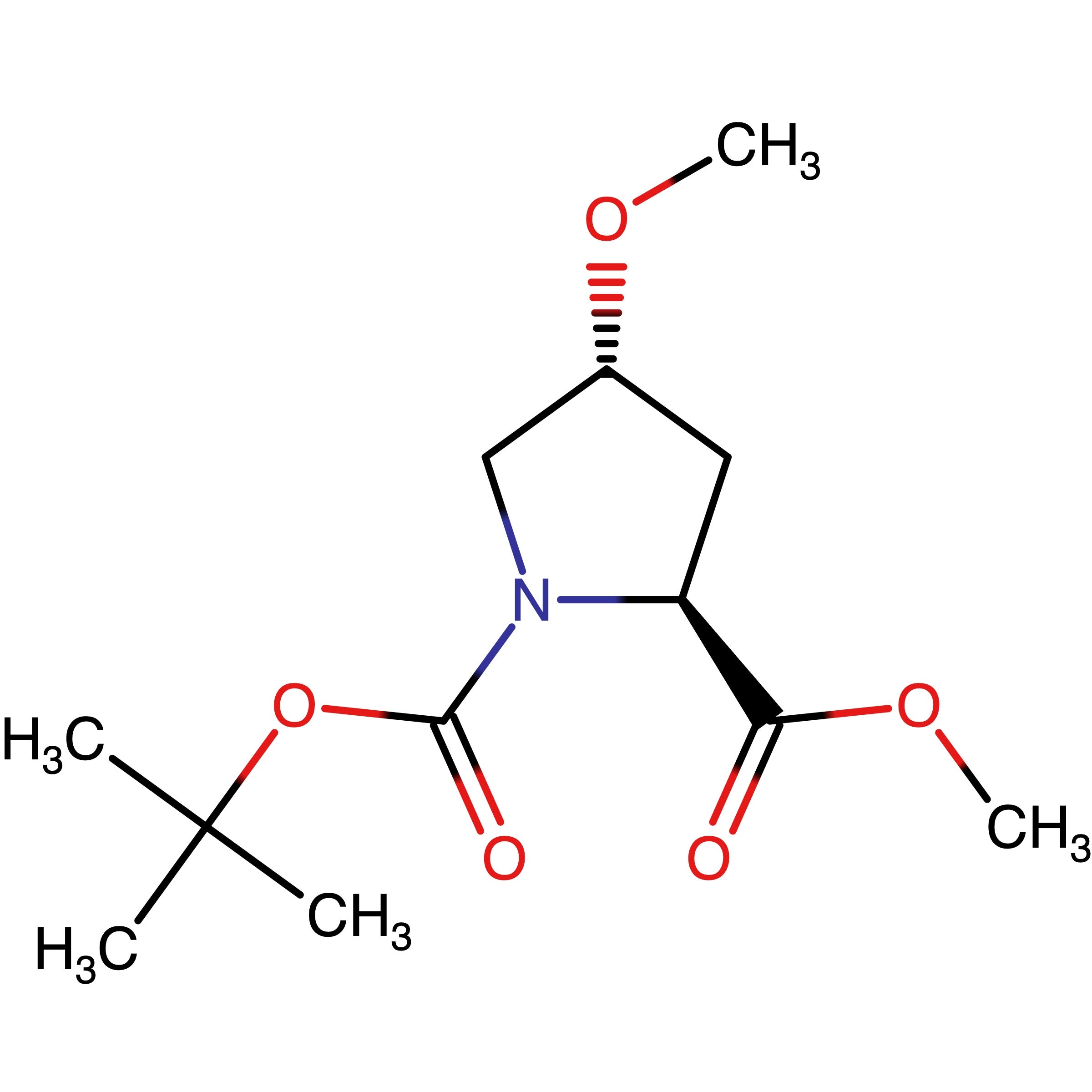 CAS 426844-31-7 | 1-(tert-Butyl) 2-methyl (2S,4R)-4-methoxypyrrolidine-1,2-dicarboxylate
