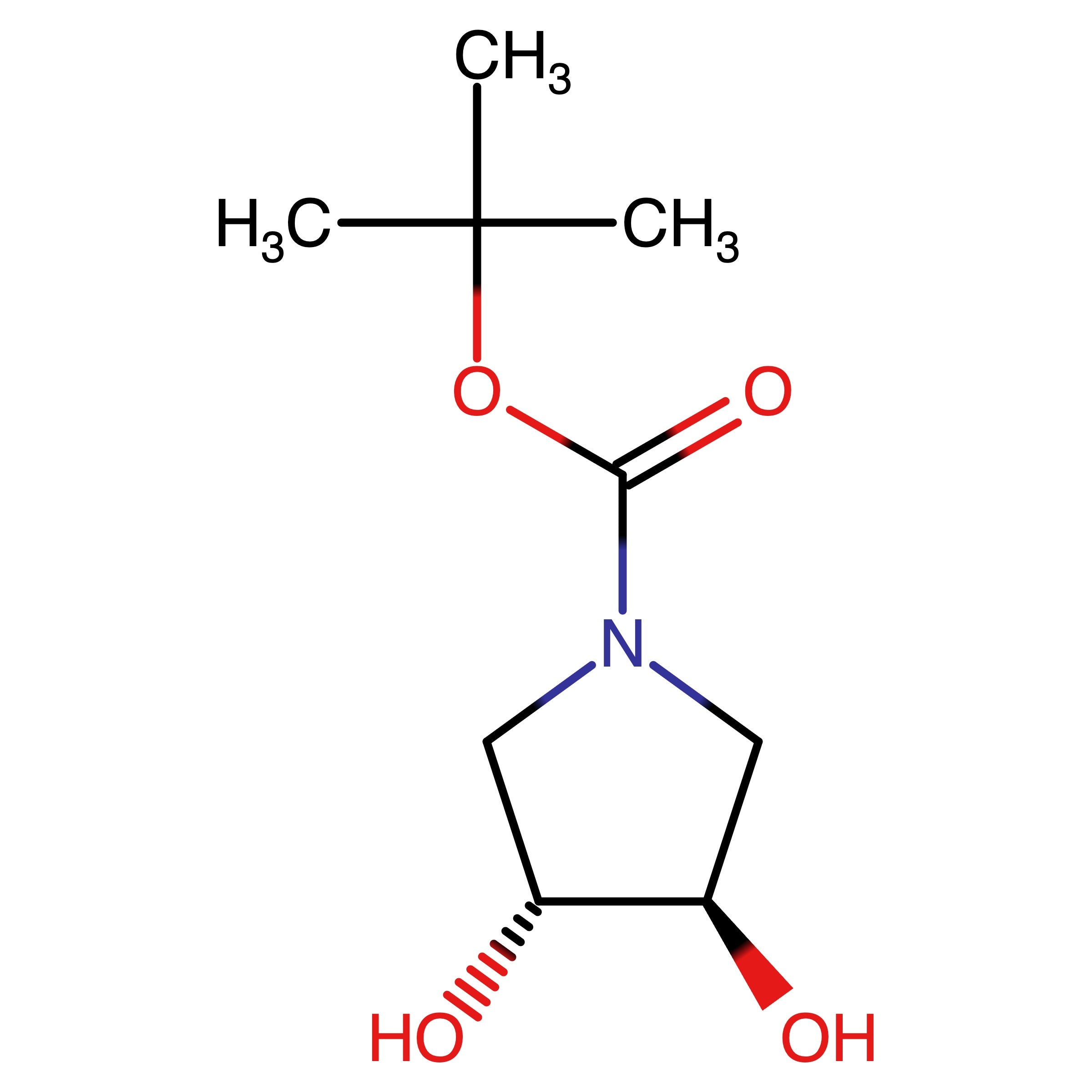 CAS 150986-62-2 | tert-Butyl (3R,4R)-3,4-dihydroxypyrrolidine-1-carboxylate | MFCD11054830
