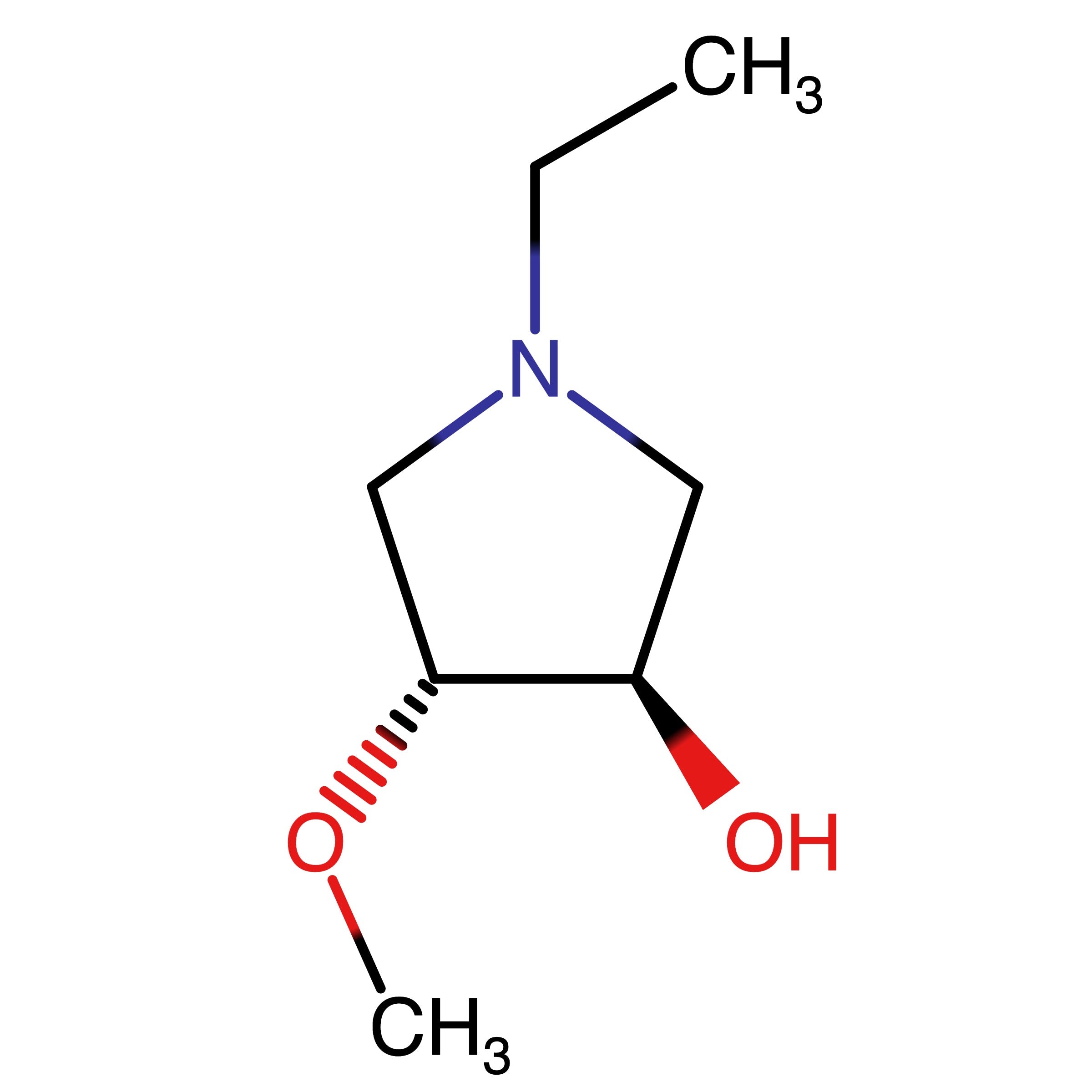CAS 1932214-81-7 | (3R,4R)-1-Ethyl-4-methoxypyrrolidin-3-ol