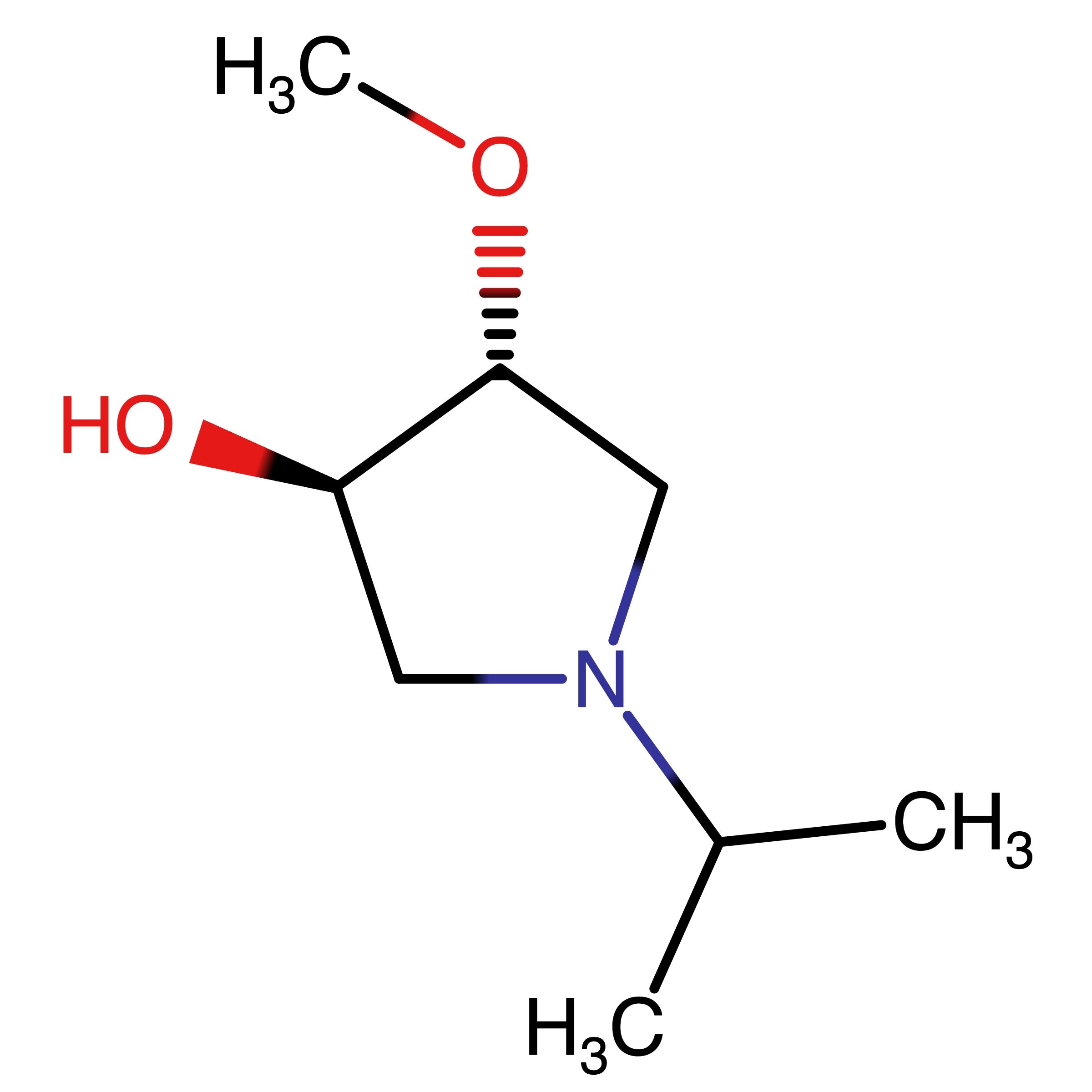 CAS 1932430-39-1 | (3R,4R)-1-(Propan-2-yl)-4-methoxypyrrolidin-3-ol