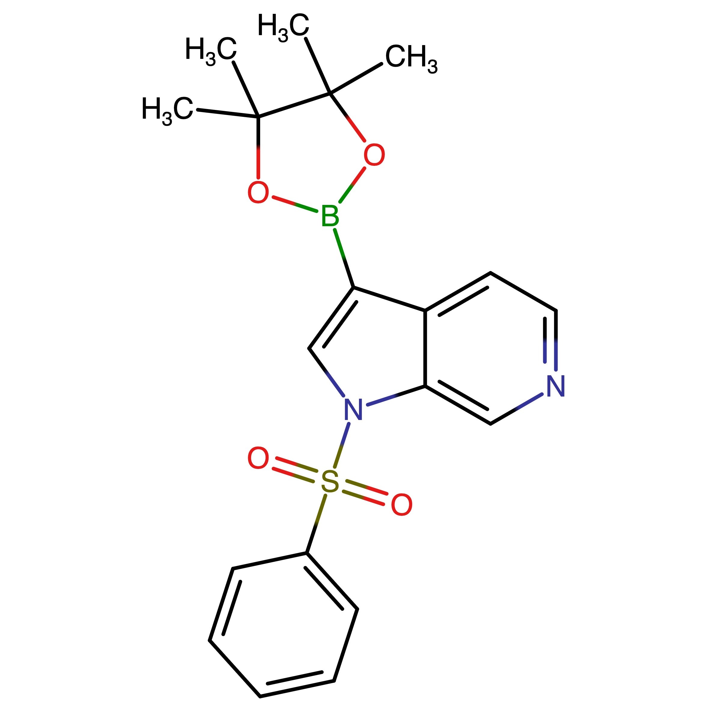 CAS 1174038-65-3 | 1-(Phenylsulfonyl)-6-azaindole-3-boronic acid pinacol ester | MFCD16658944
