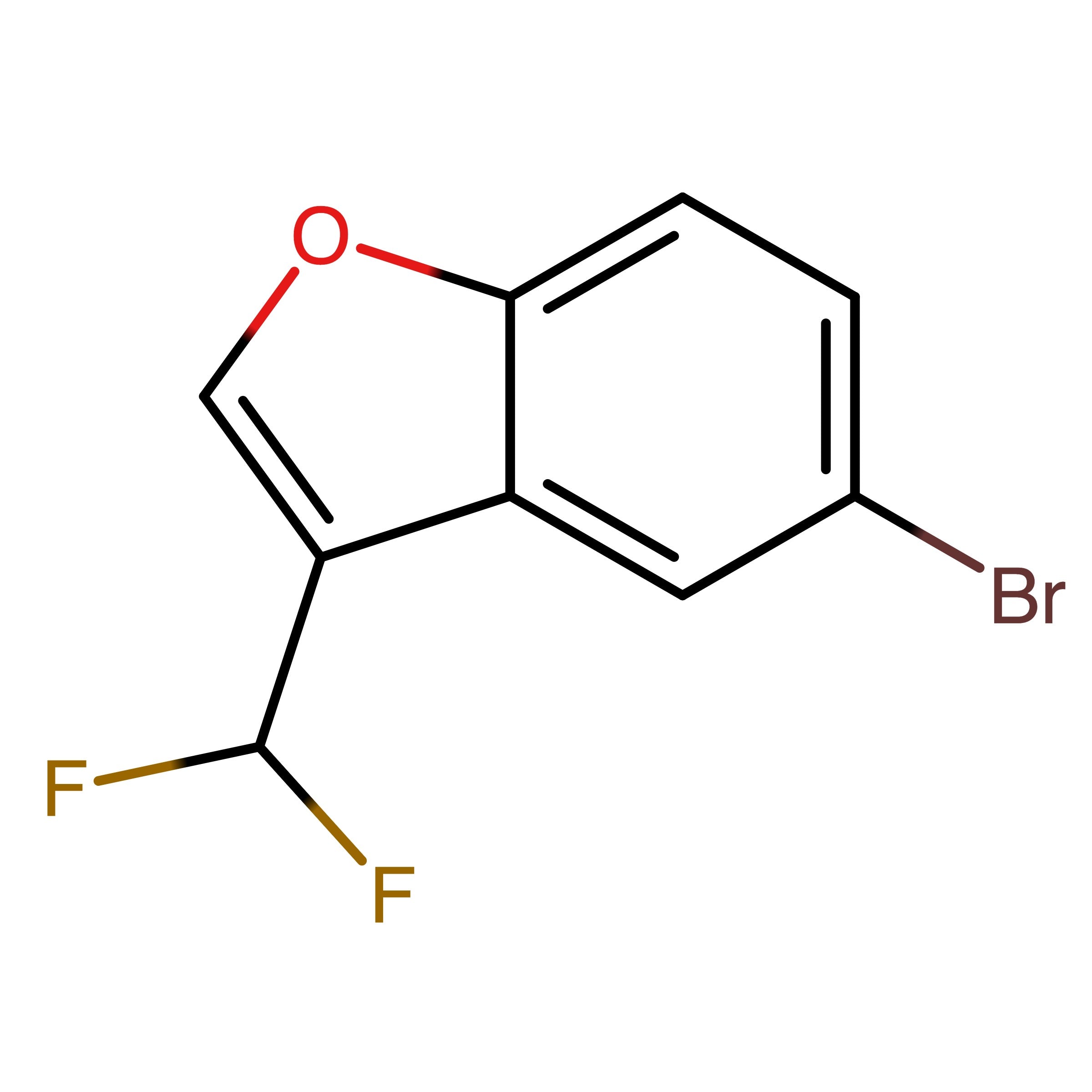 CAS 1781507-61-6 | 5-Bromo-3-(difluoromethyl)benzofuran | MFCD30829141