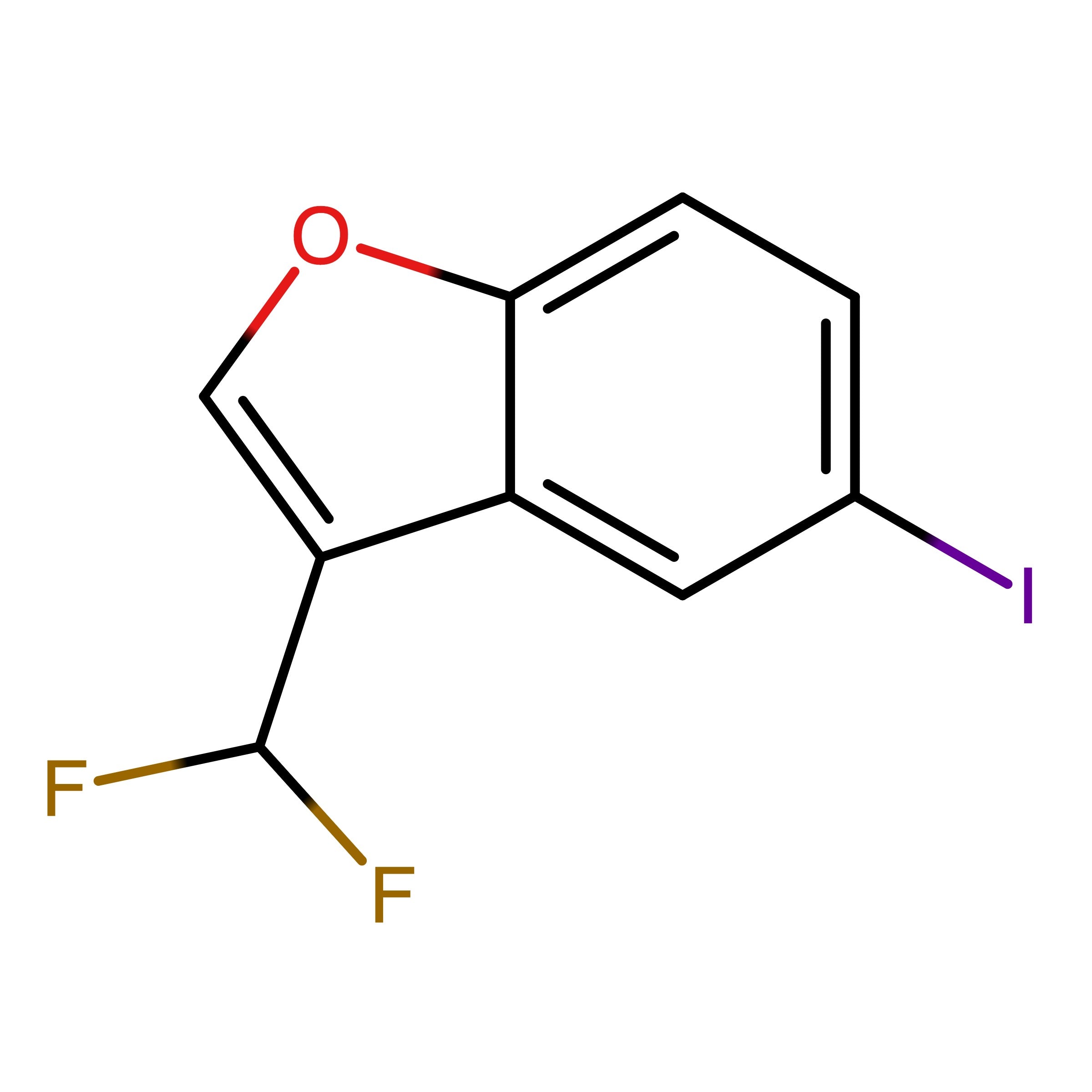 CAS 1989618-54-3 | 3-(Difluoromethyl)-5-iodobenzofuran