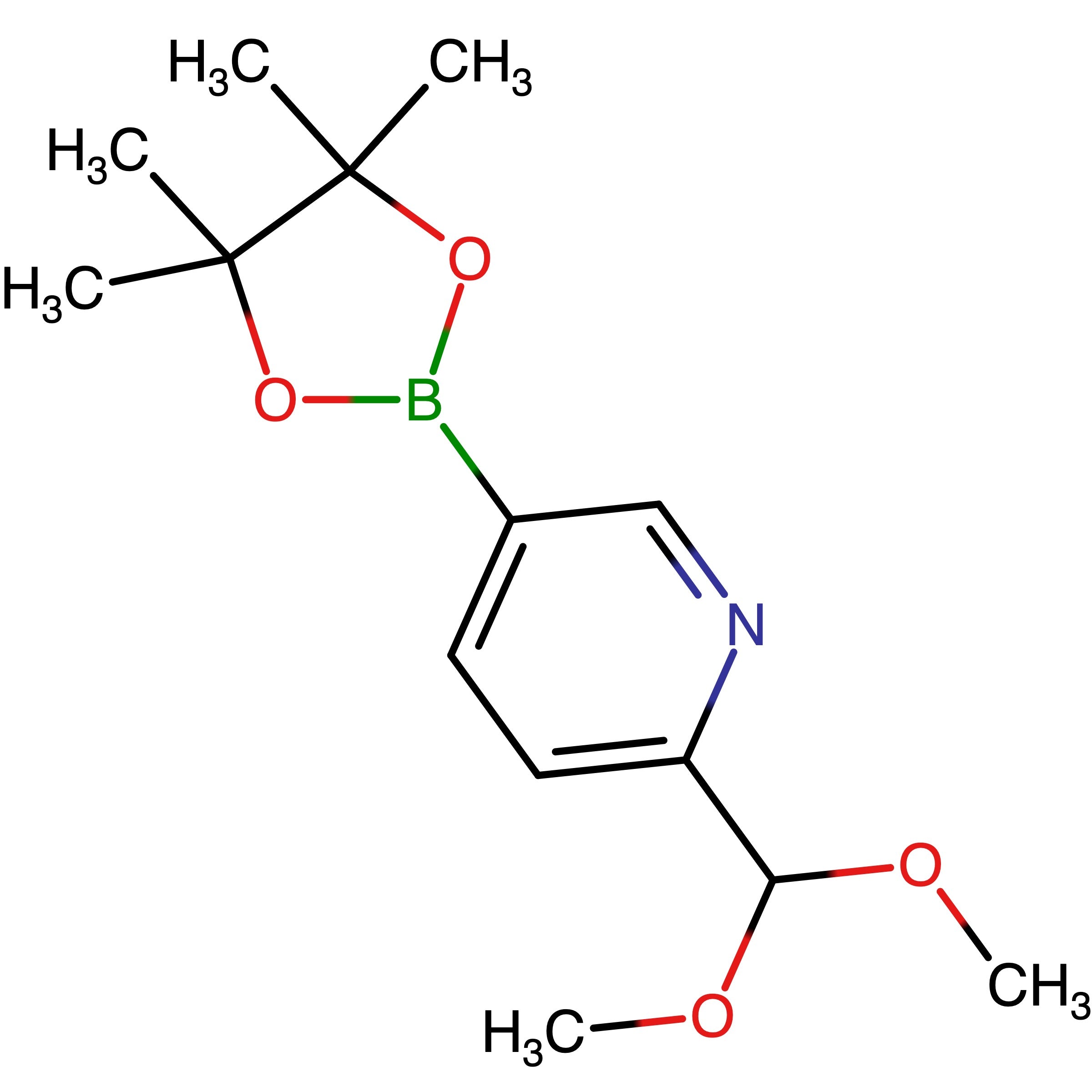 CAS 1150632-93-1 | 6-(Dimethoxymethyl)pyridine-3-boronic acid pinacol ester | MFCD16038216