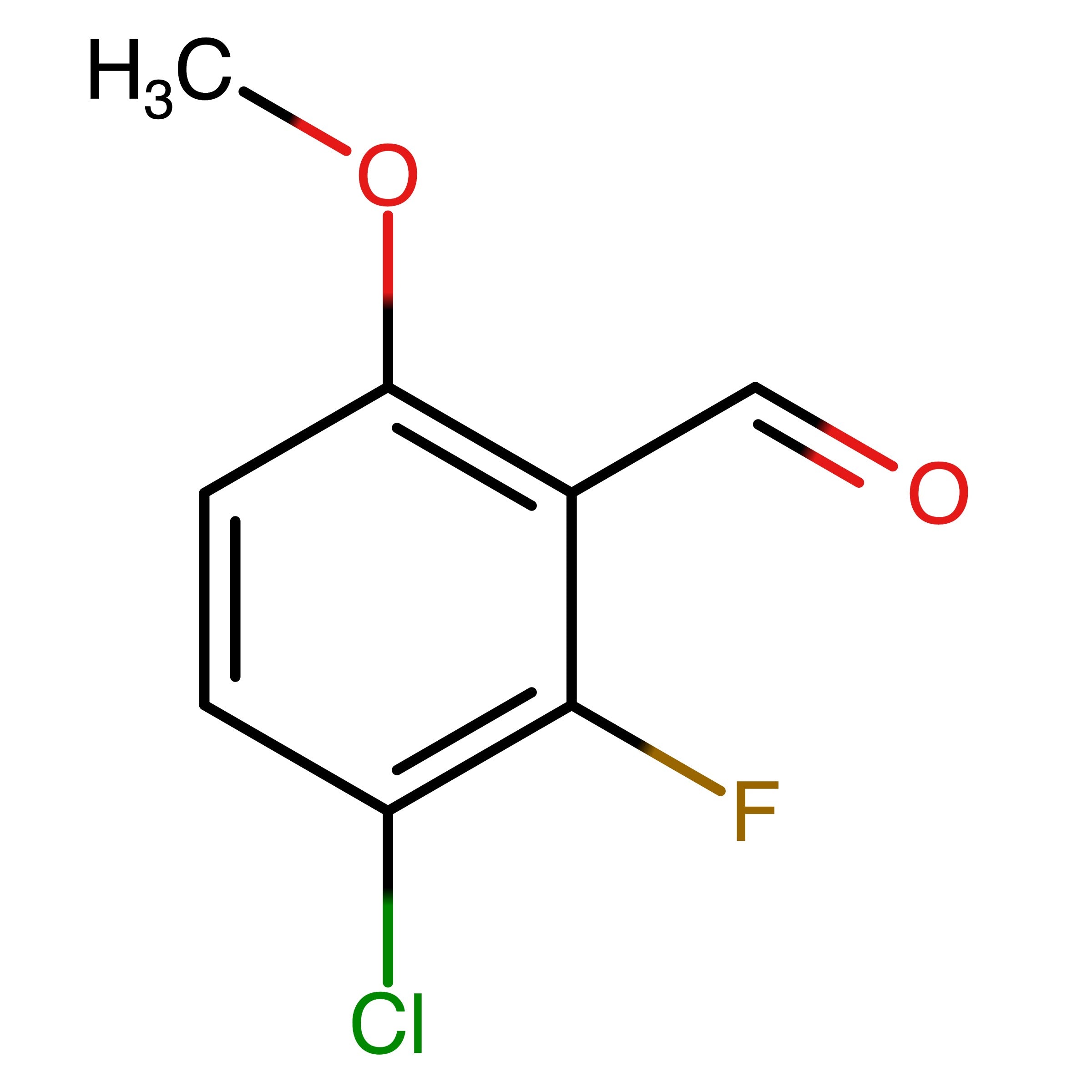 CAS 398456-81-0 | 3-Chloro-2-fluoro-6-methoxybenzaldehyde | MFCD24676080