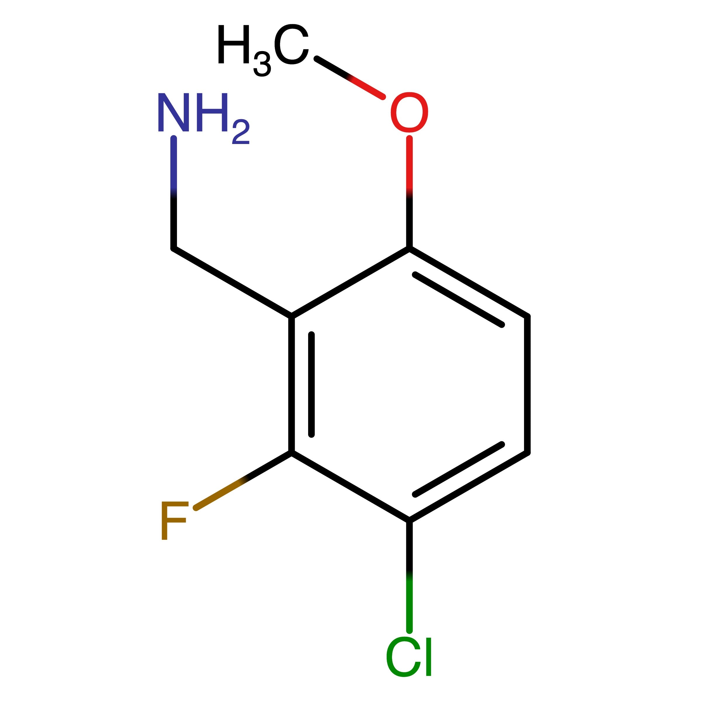 CAS 1779804-53-3 | (3-Chloro-2-fluoro-6-methoxyphenyl)methanamine | MFCD28644010