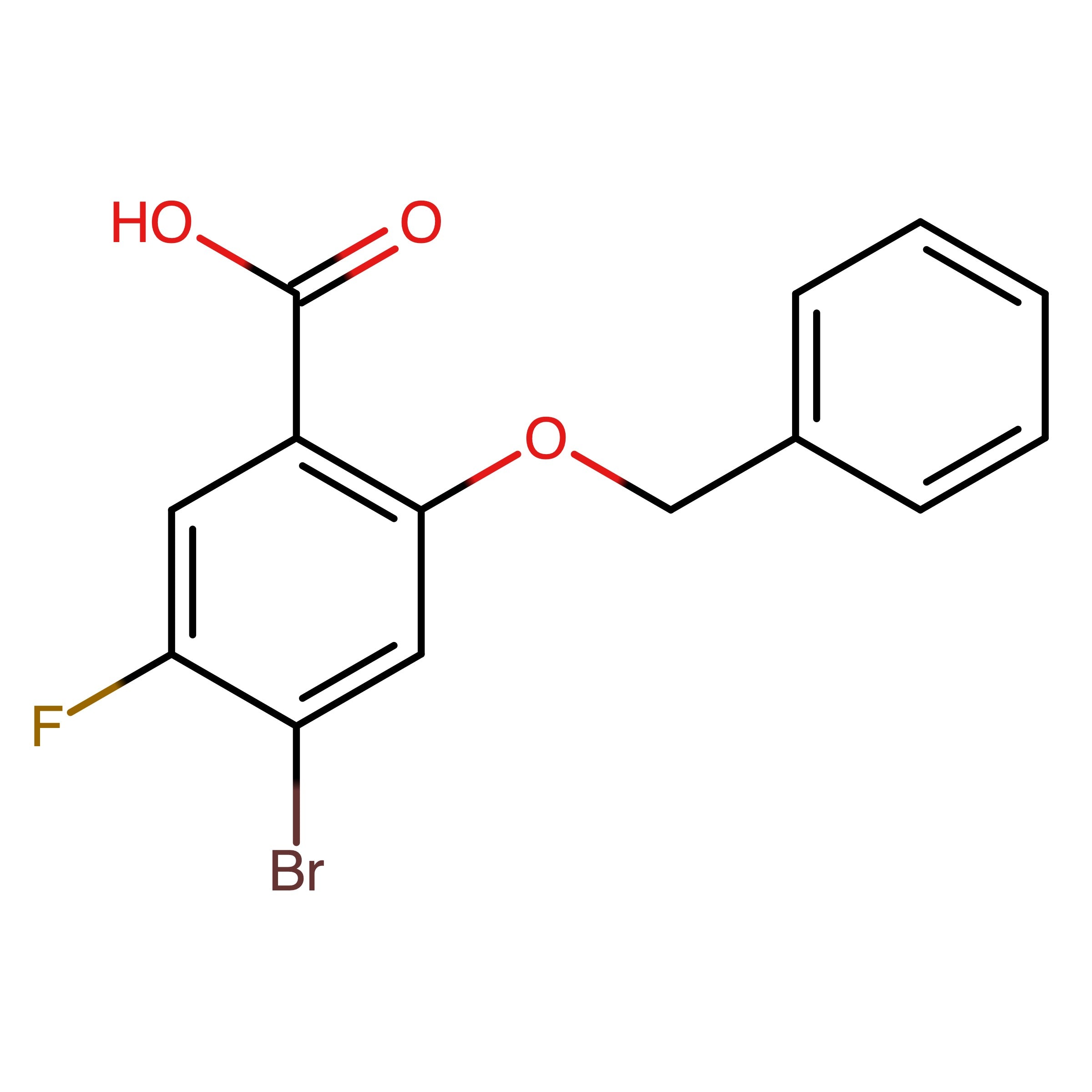 CAS 2159120-71-3 | 2-(Benzyloxy)-4-bromo-5-fluorobenzoic acid