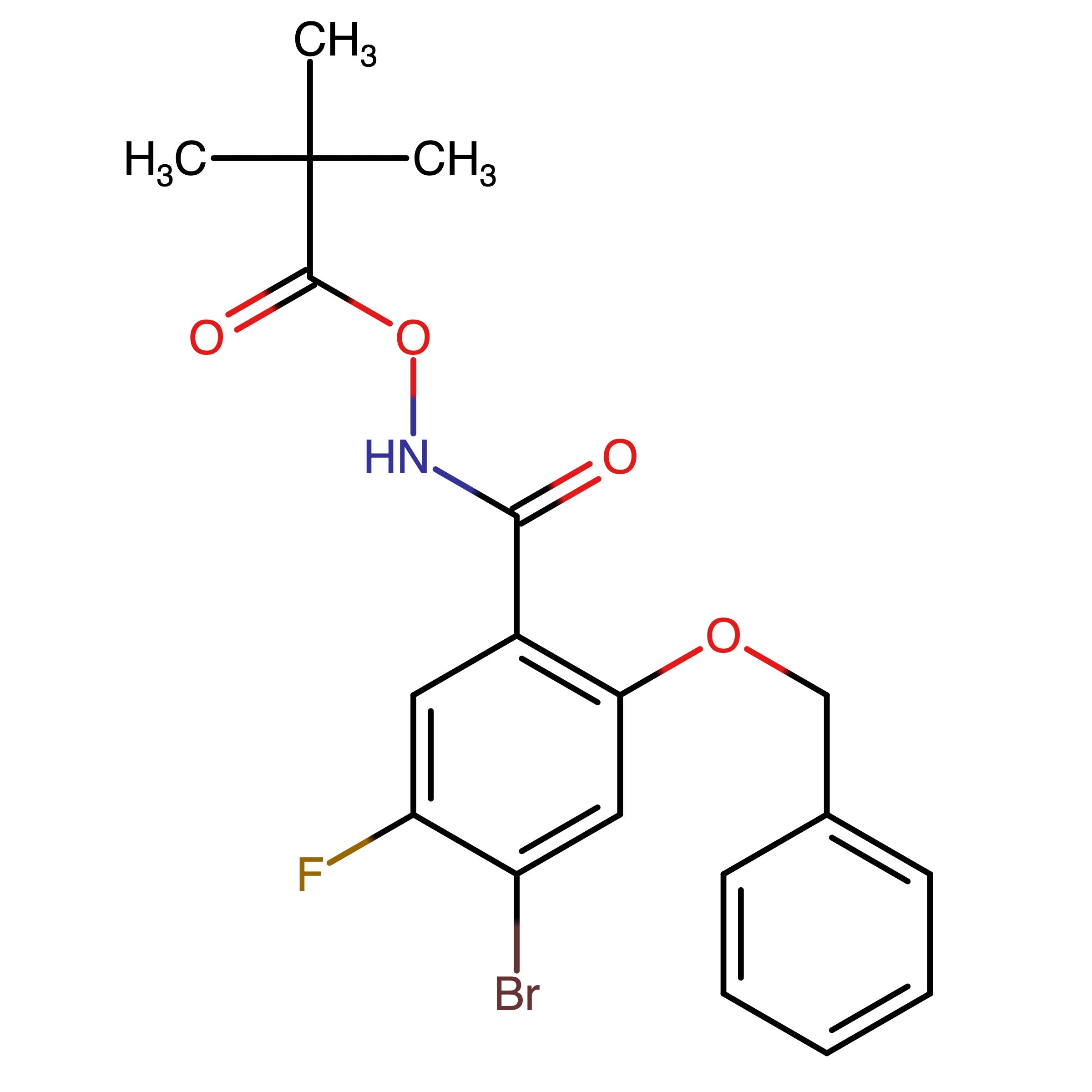 CAS 2159123-06-3 | 2-(Benzyloxy)-4-bromo-5-fluoro-N-(pivaloyloxy)benzamide