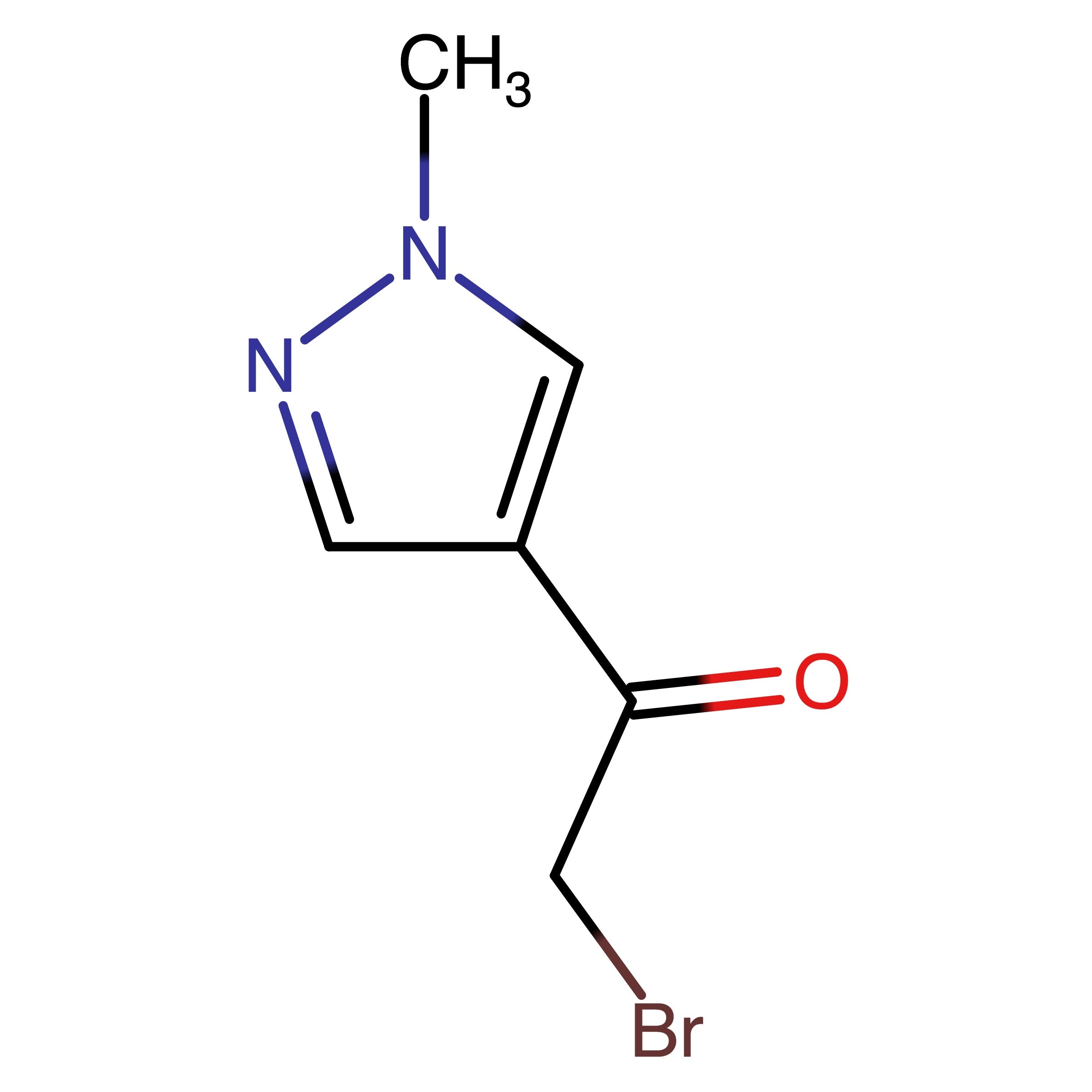 CAS 706819-66-1 | 2-Bromo-1-(1-methyl-1H-pyrazol-4-yl)ethan-1-one | MFCD11182388