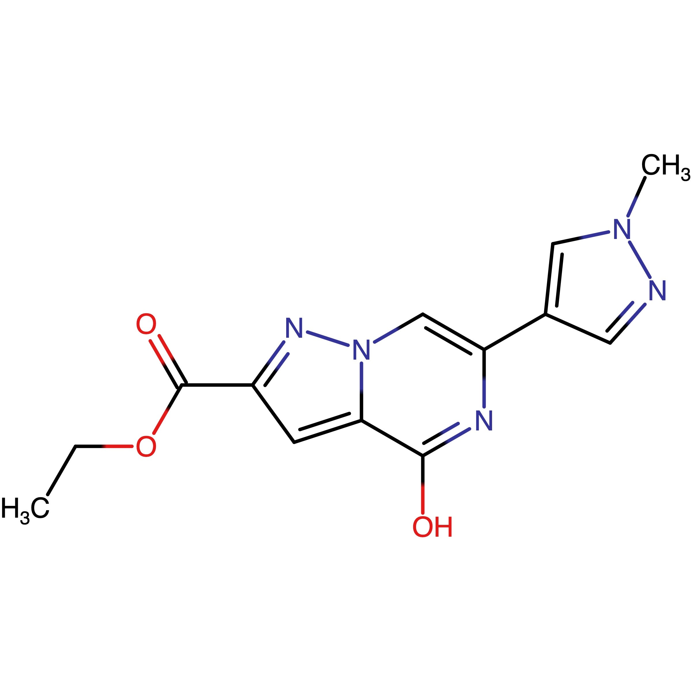 CAS 1940180-25-5 | Ethyl 4-hydroxy-6-(1-methyl-1H-pyrazol-4-yl)pyrazolo[1,5-a]pyrazine-2-carboxylate