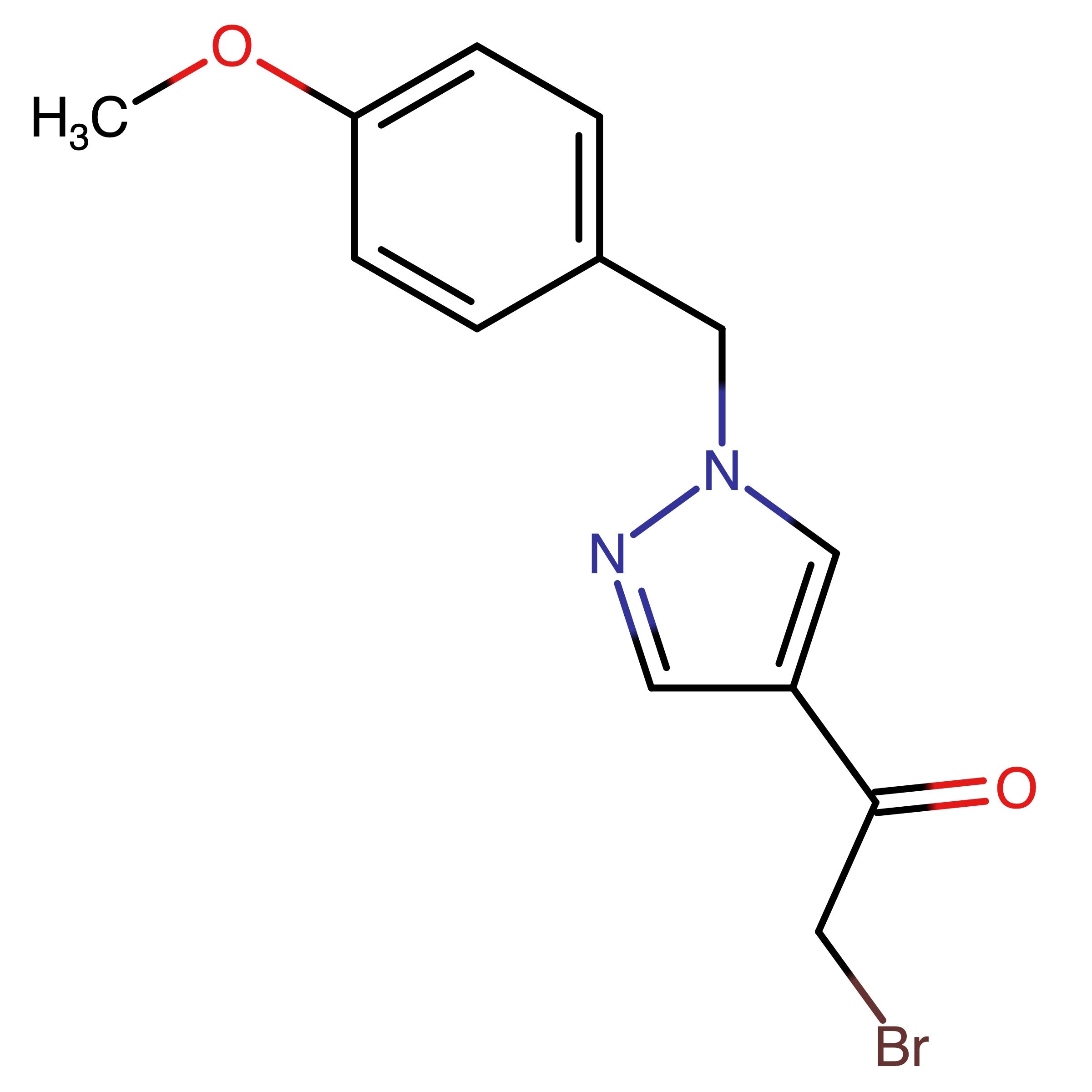 CAS 1105039-95-9 | 2-Bromo-1-(1-(4-methoxybenzyl)-1H-pyrazol-4-yl)ethan-1-one