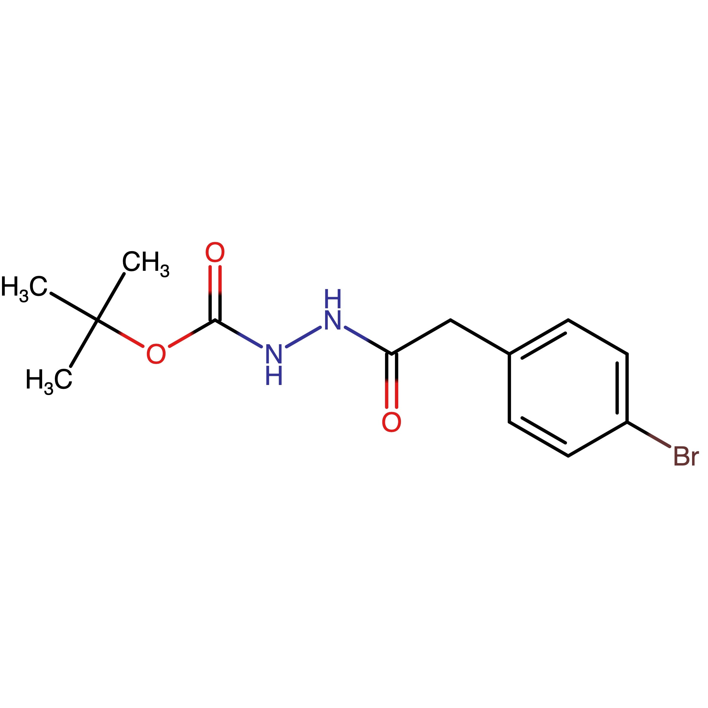 CAS 1197293-30-3 | tert-Butyl 2-(2-(4-bromophenyl)acetyl)hydrazine-1-carboxylate