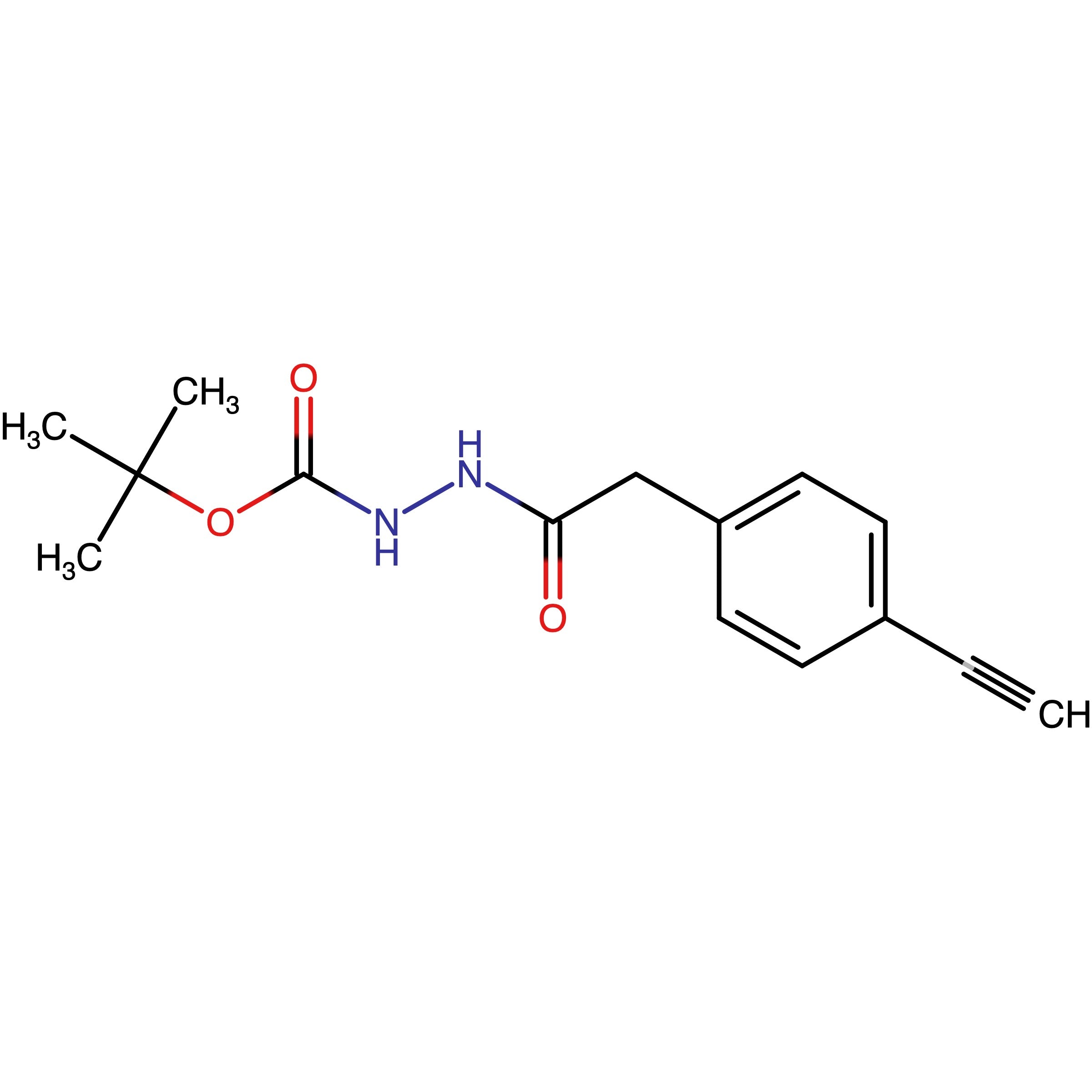 CAS 1197293-32-5 | tert-Butyl 2-(2-(4-ethynylphenyl)acetyl)hydrazine-1-carboxylate