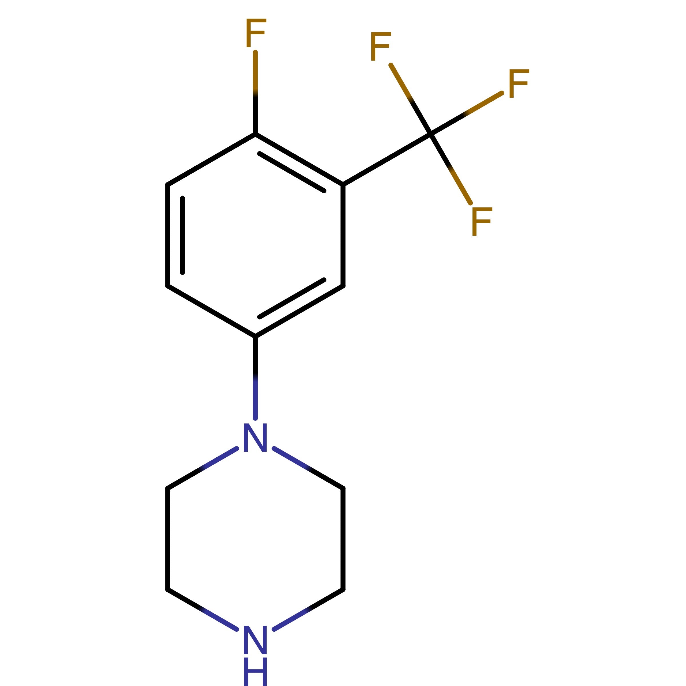CAS 35857-29-5 | 1-(4-Fluoro-3-(trifluoromethyl)phenyl)piperazine | MFCD13475241