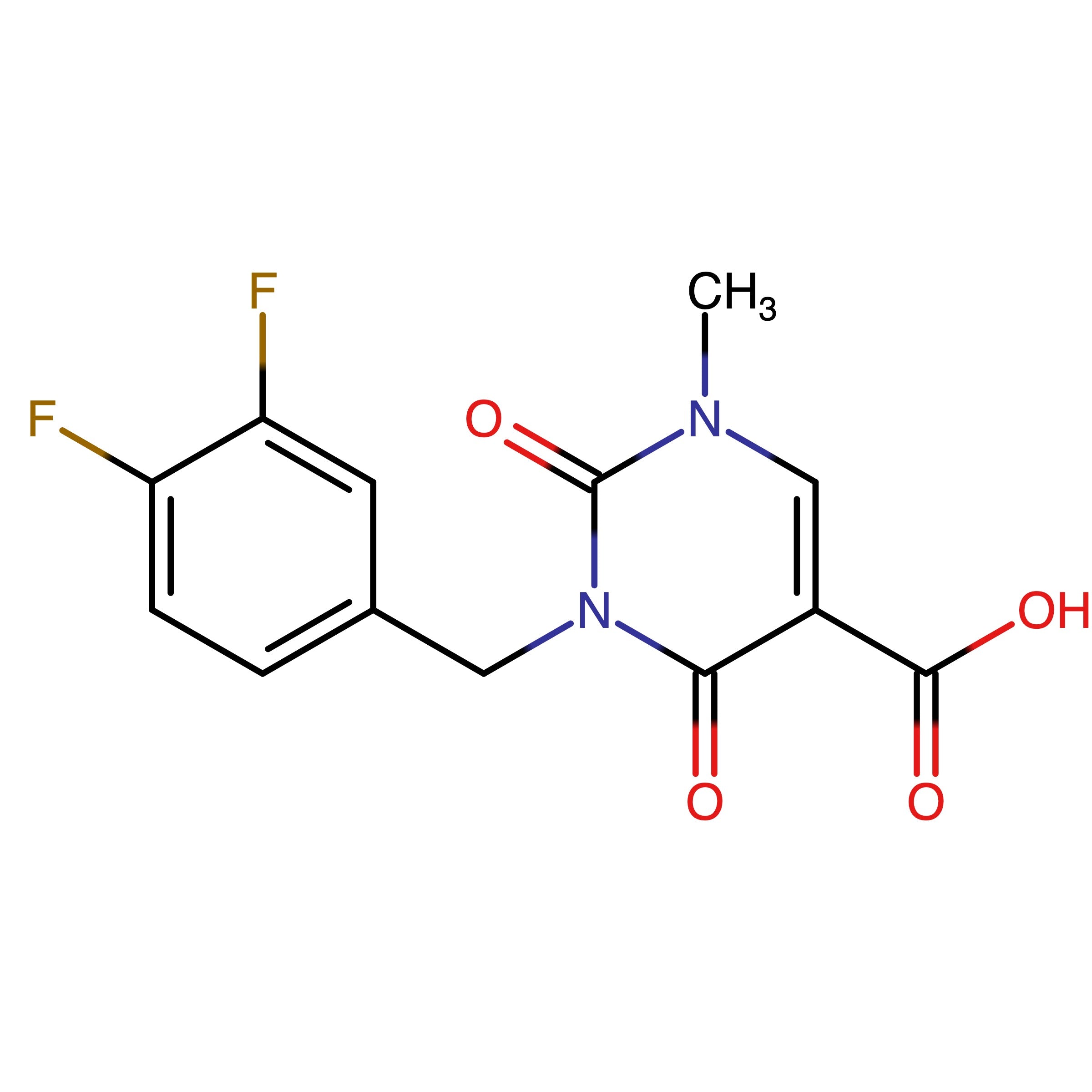 CAS 1204400-28-1 | 3-(3,4-Difluorobenzyl)-1-methyl-2,4-dioxo-1,2,3,4-tetrahydropyrimidine-5-carboxylic acid