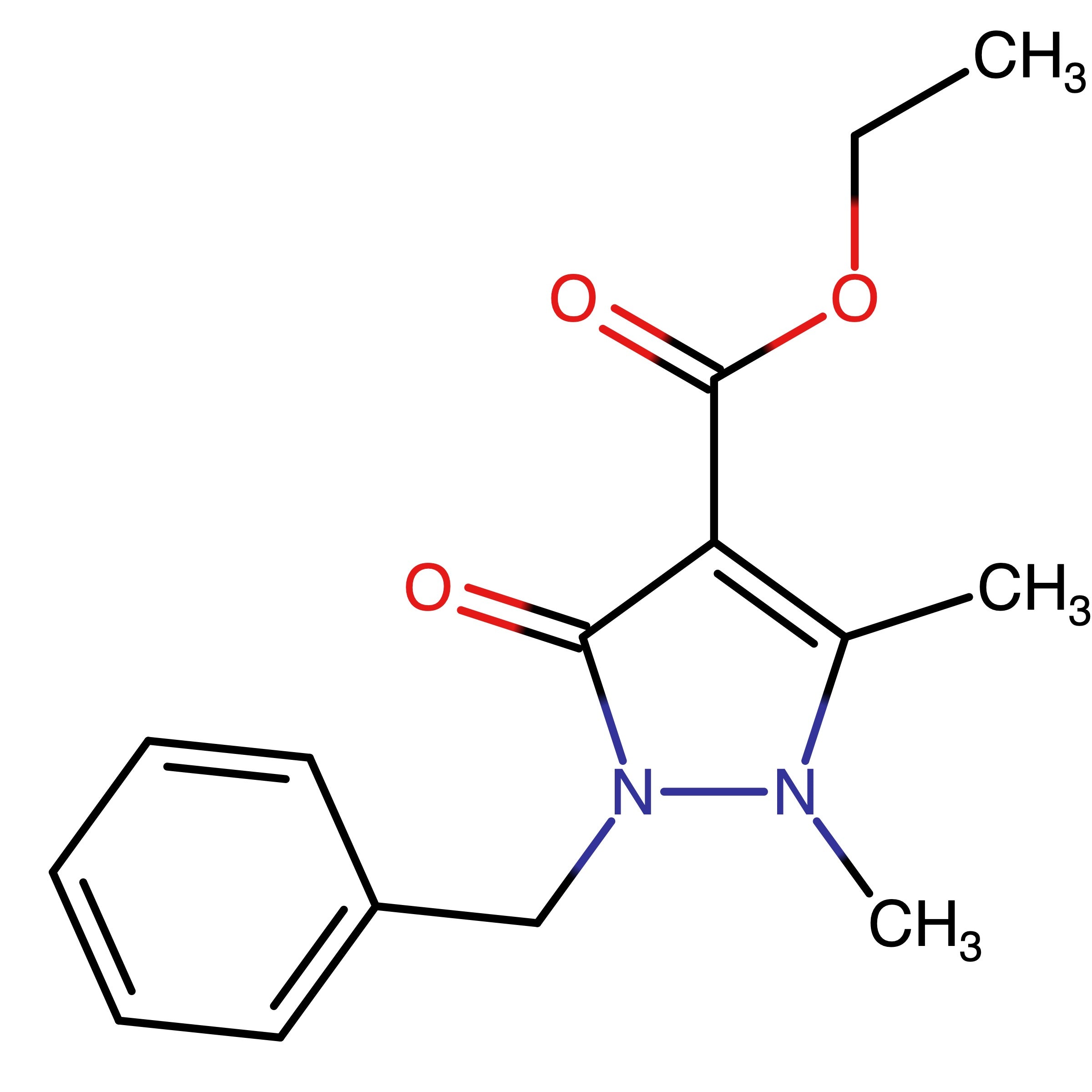 CAS 21272-32-2 | Ethyl 2-benzyl-1,5-dimethyl-3-oxo-2,3-dihydro-1H-pyrazole-4-carboxylate
