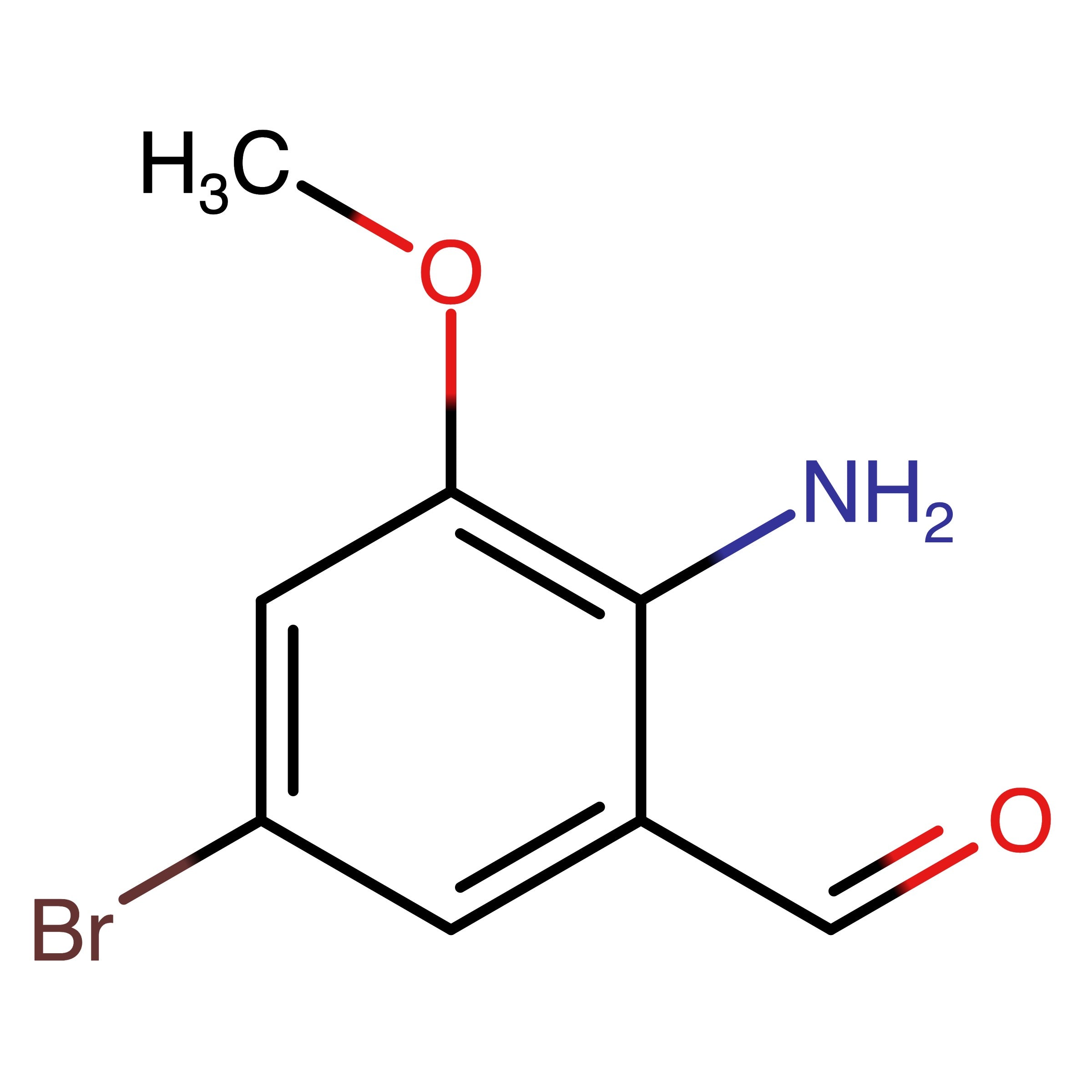 CAS 205533-21-7 | 2-Amino-5-bromo-3-methoxybenzaldehyde | MFCD24387425