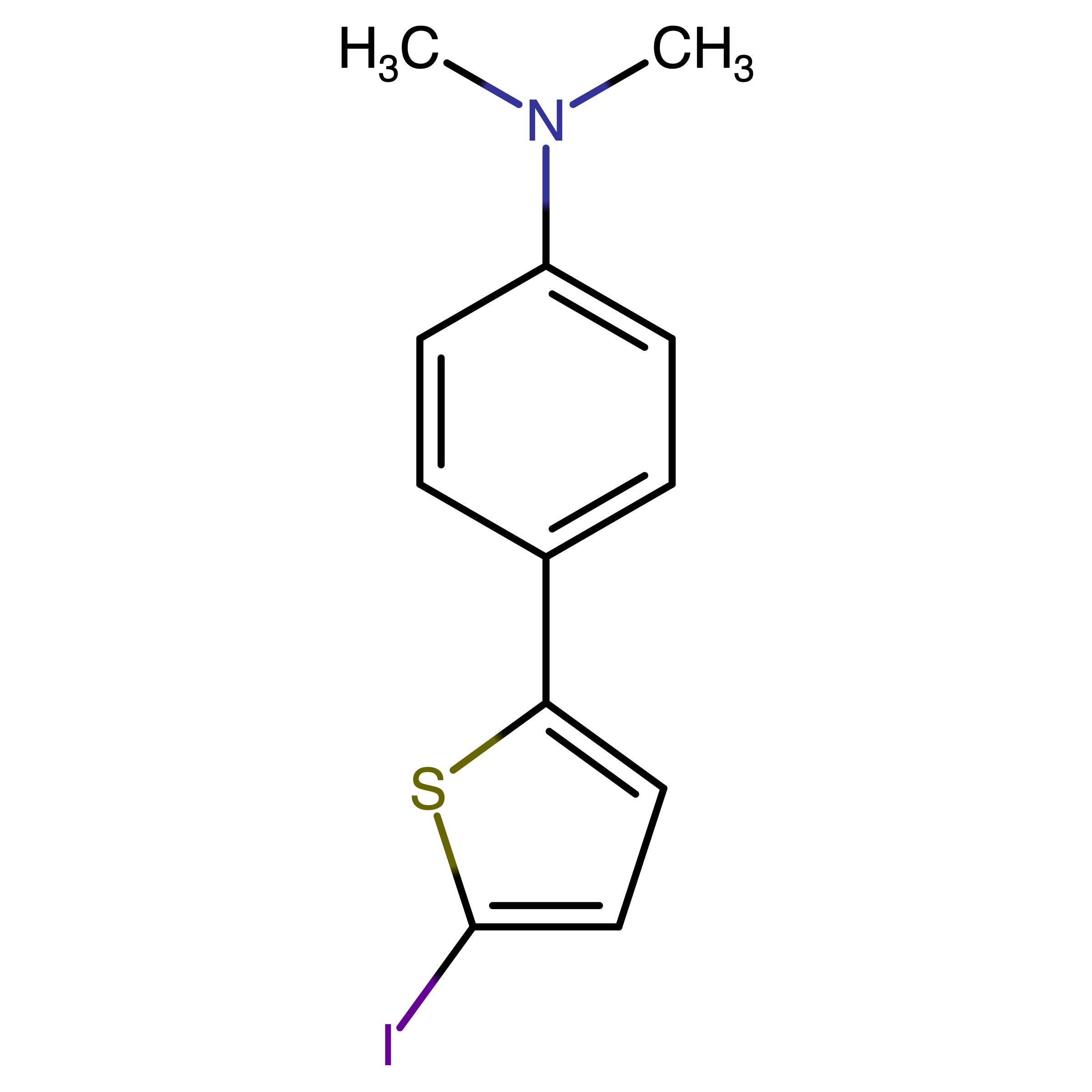 CAS 2095781-81-8 | 2-(4-N,N-Dimethylaminophenyl)-5-iodothiophene