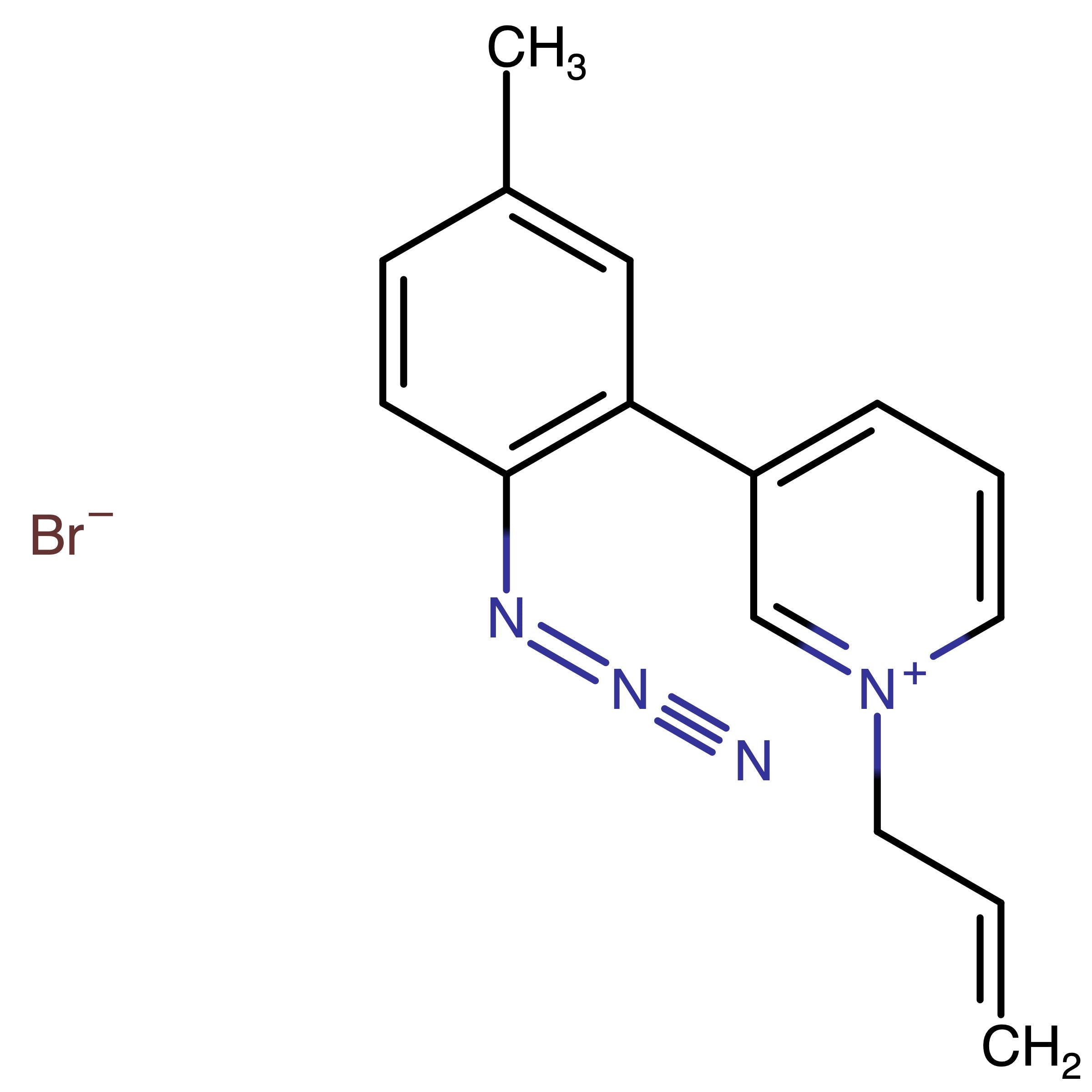 CAS 1296770-73-4 | 1-Allyl-3-(2-azido-5-methylphenyl)pyridin-1-ium bromide