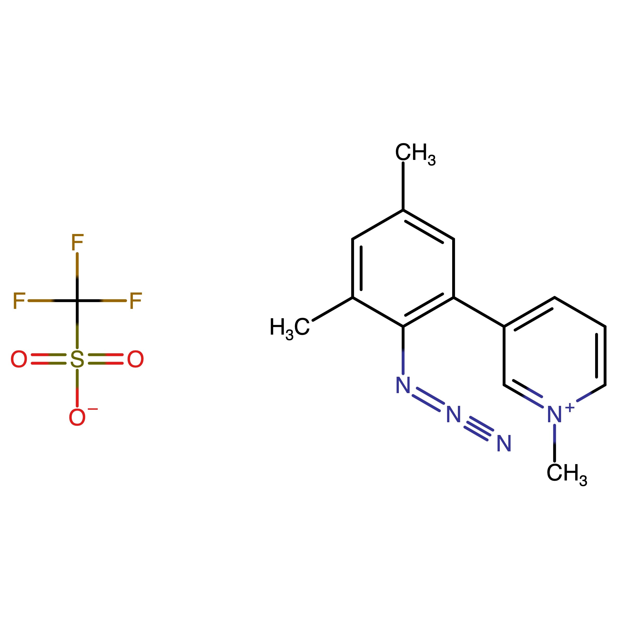 CAS 1296770-77-8 | 3-(2-Azido-3,5-dimethylphenyl)-1-methylpyridin-1-ium trifluoromethanesulfonate