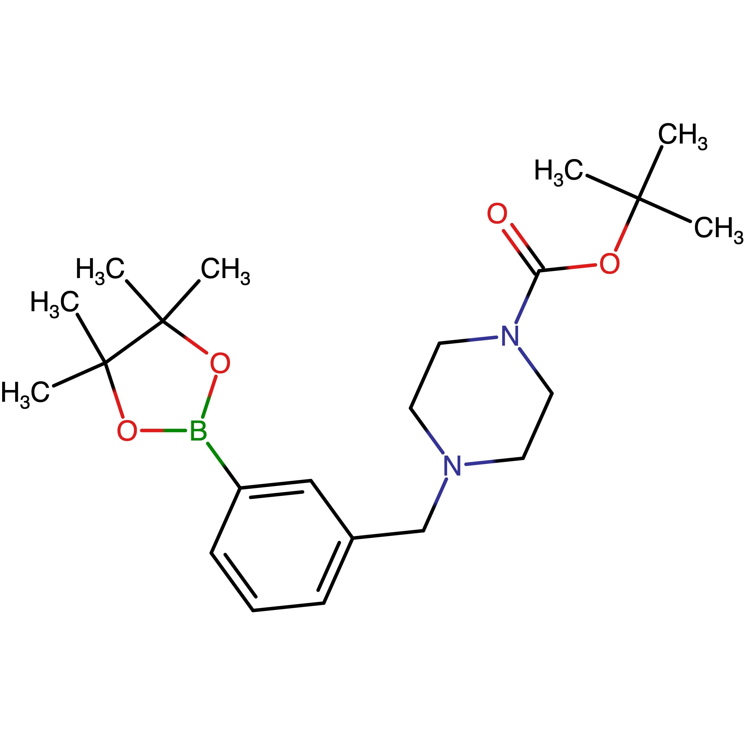 CAS 883738-19-0 | tert-Butyl 4-(3-(4,4,5,5-tetramethyl-1,3,2-dioxaborolan-2-yl)benzyl)piperazine-1-carboxylate | MFCD16294542