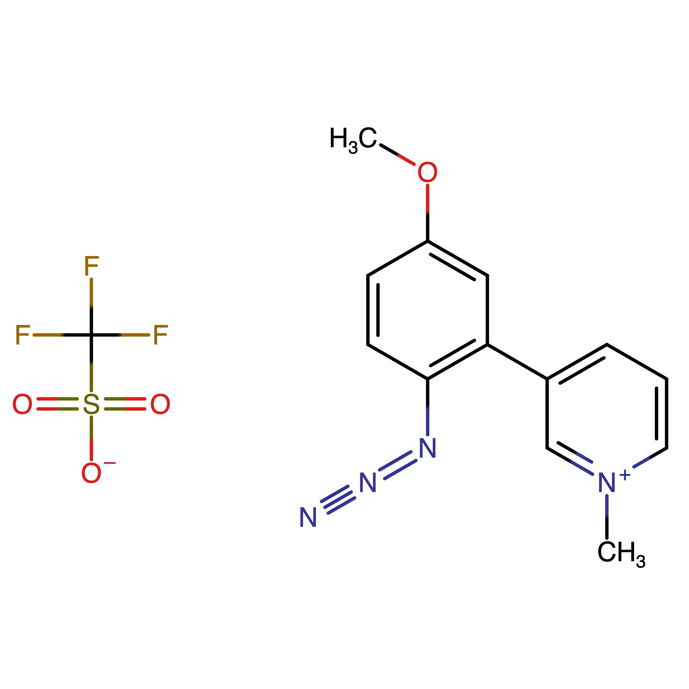 CAS 1296770-83-6 | 3-(2-Azido-5-methoxyphenyl)-1-methylpyridin-1-ium trifluoromethanesulfonate