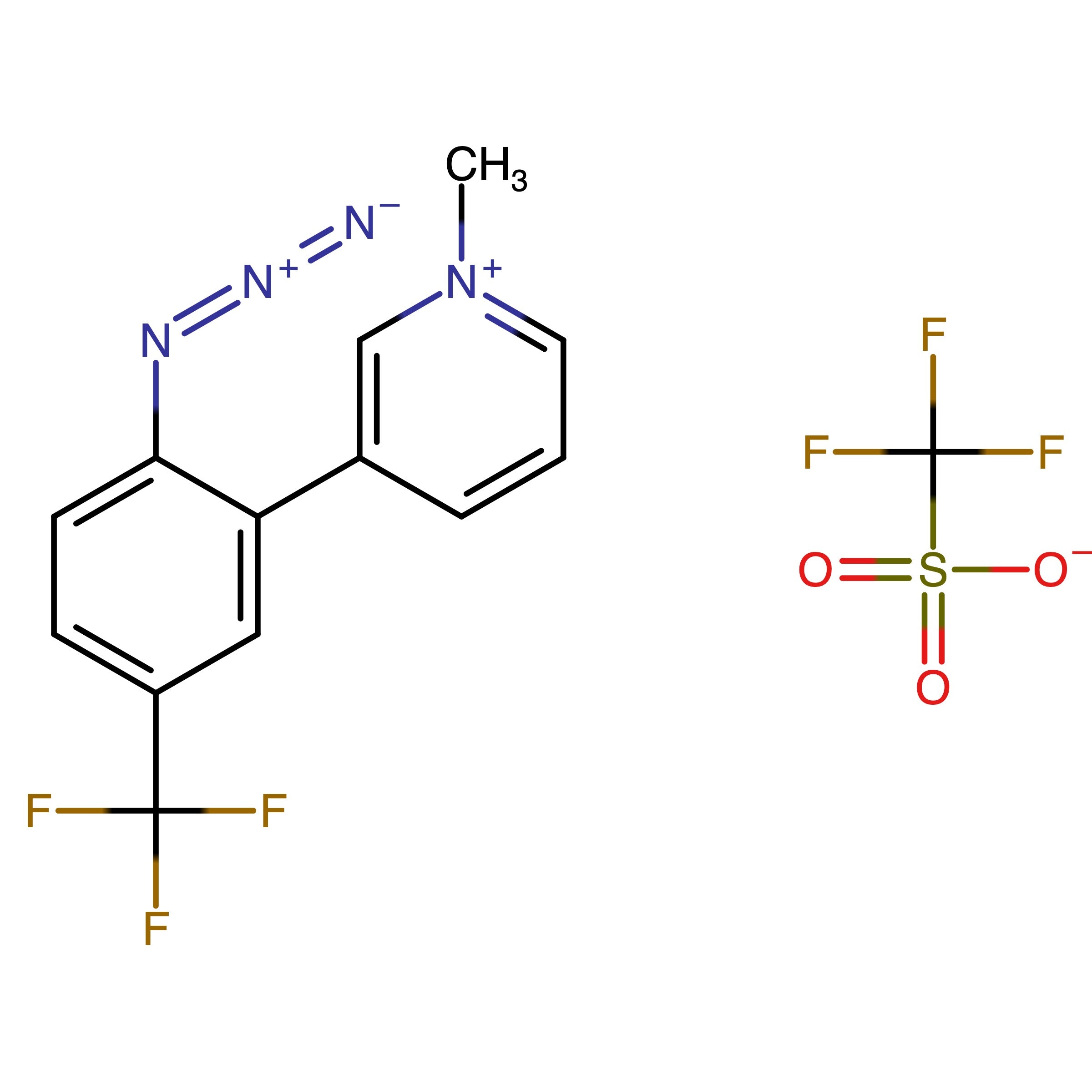 CAS 1296770-87-0 | 3-(2-Azido-5-(trifluoromethyl)phenyl)-1-methylpyridin-1-ium trifluoromethanesulfonate