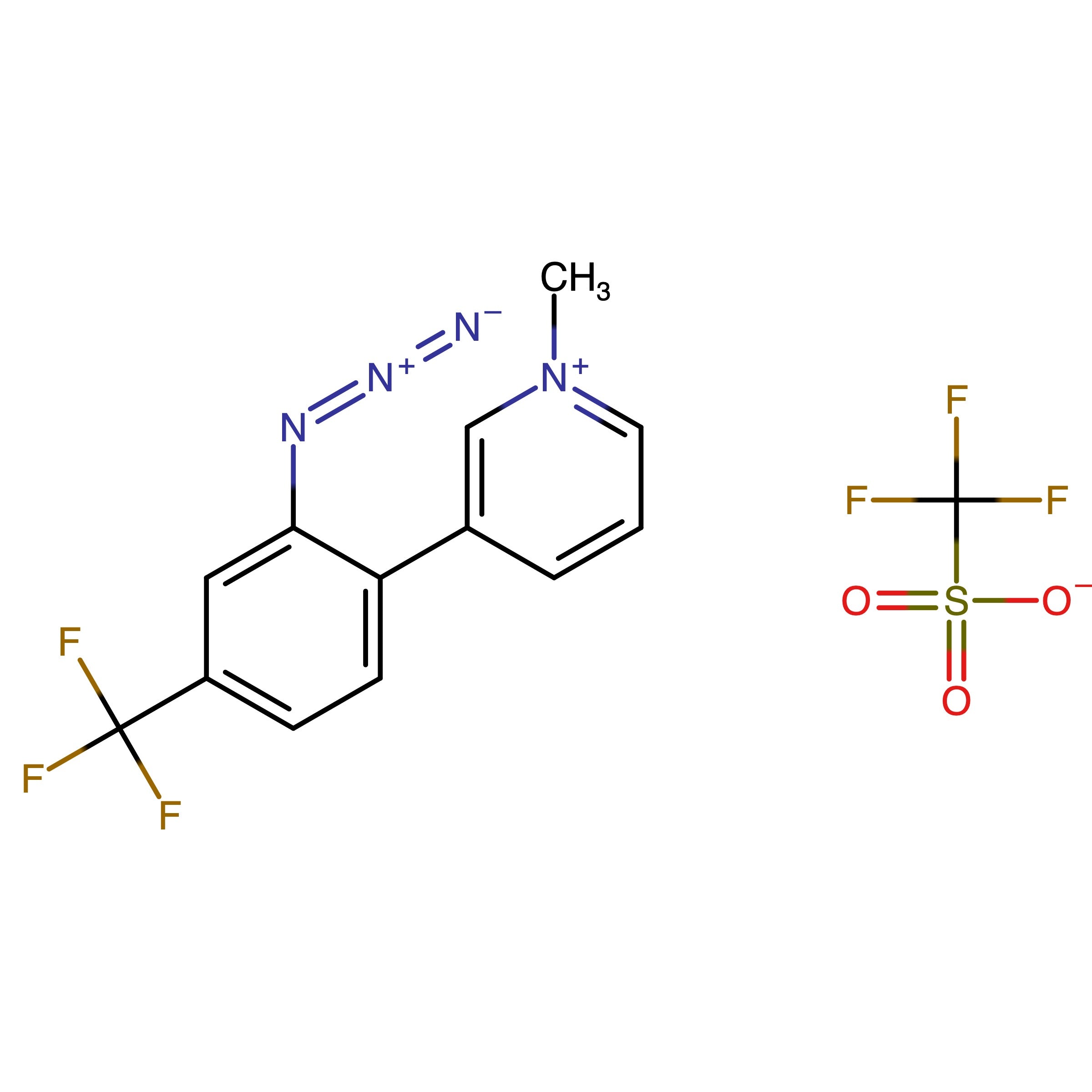 CAS 1296770-89-2 | 3-(2-Azido-4-(trifluoromethyl)phenyl)-1-methylpyridin-1-ium trifluoromethanesulfonate