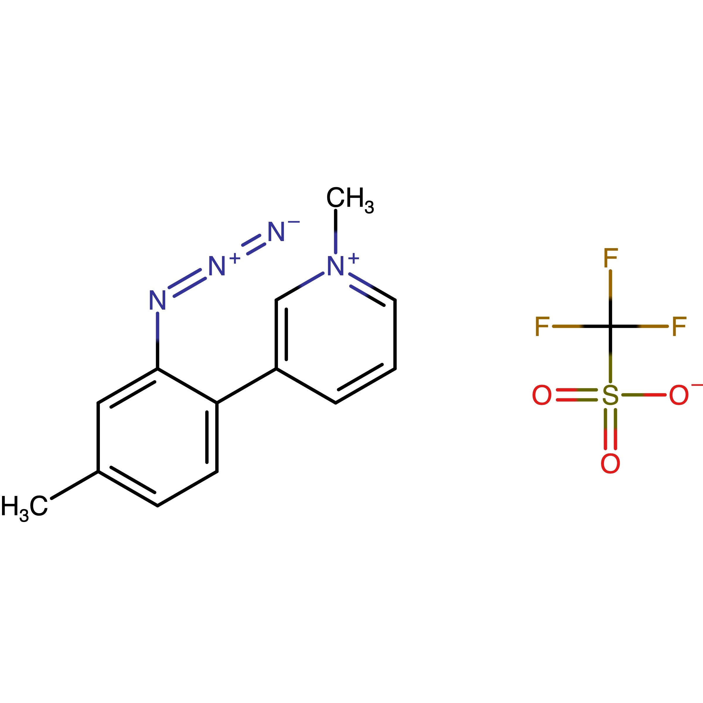 CAS 1296770-91-6 | 3-(2-Azido-4-methylphenyl)-1-methylpyridin-1-ium trifluoromethanesulfonate
