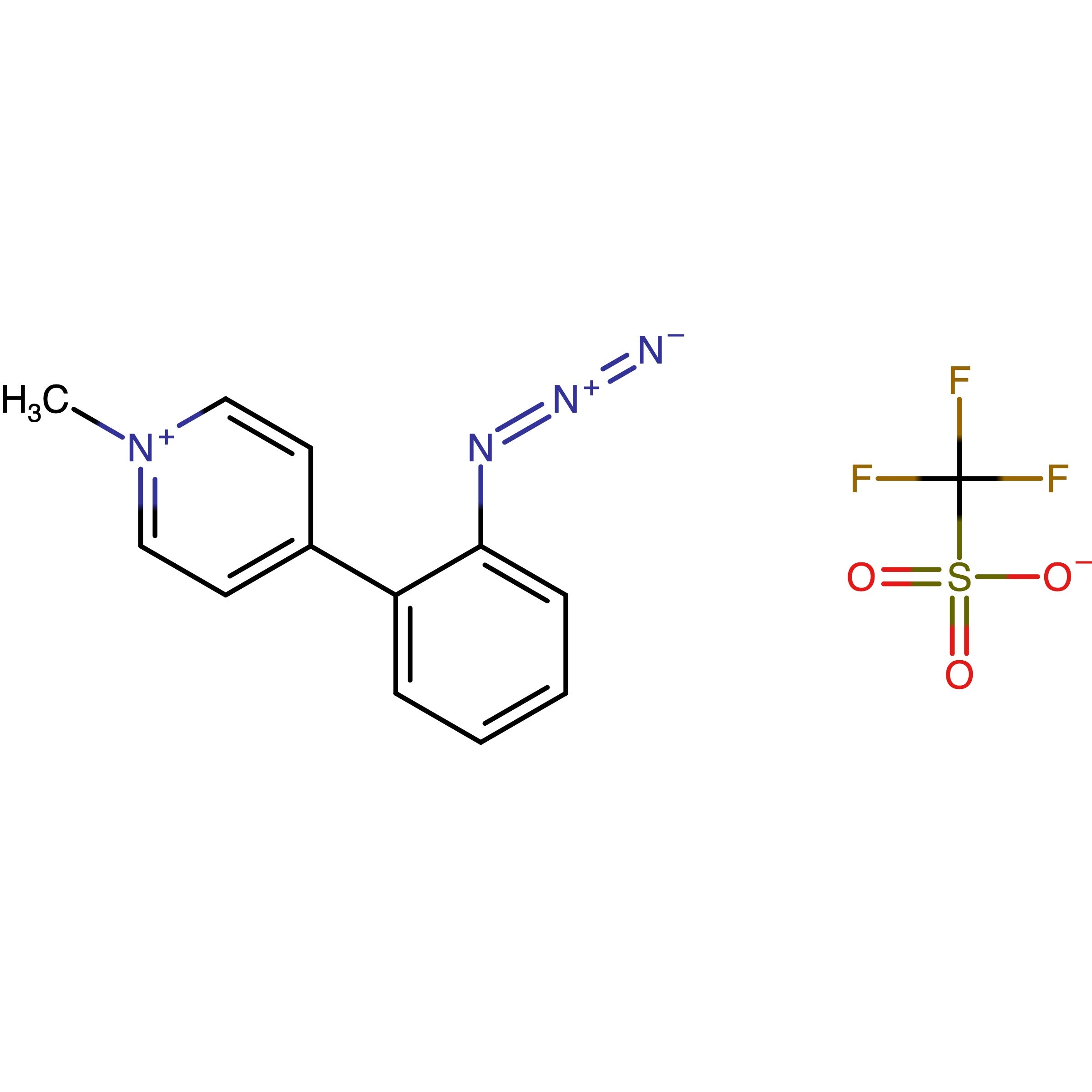 CAS 1296770-95-0 | 4-(2-Azidophenyl)-1-methylpyridin-1-ium trifluoromethanesulfonate