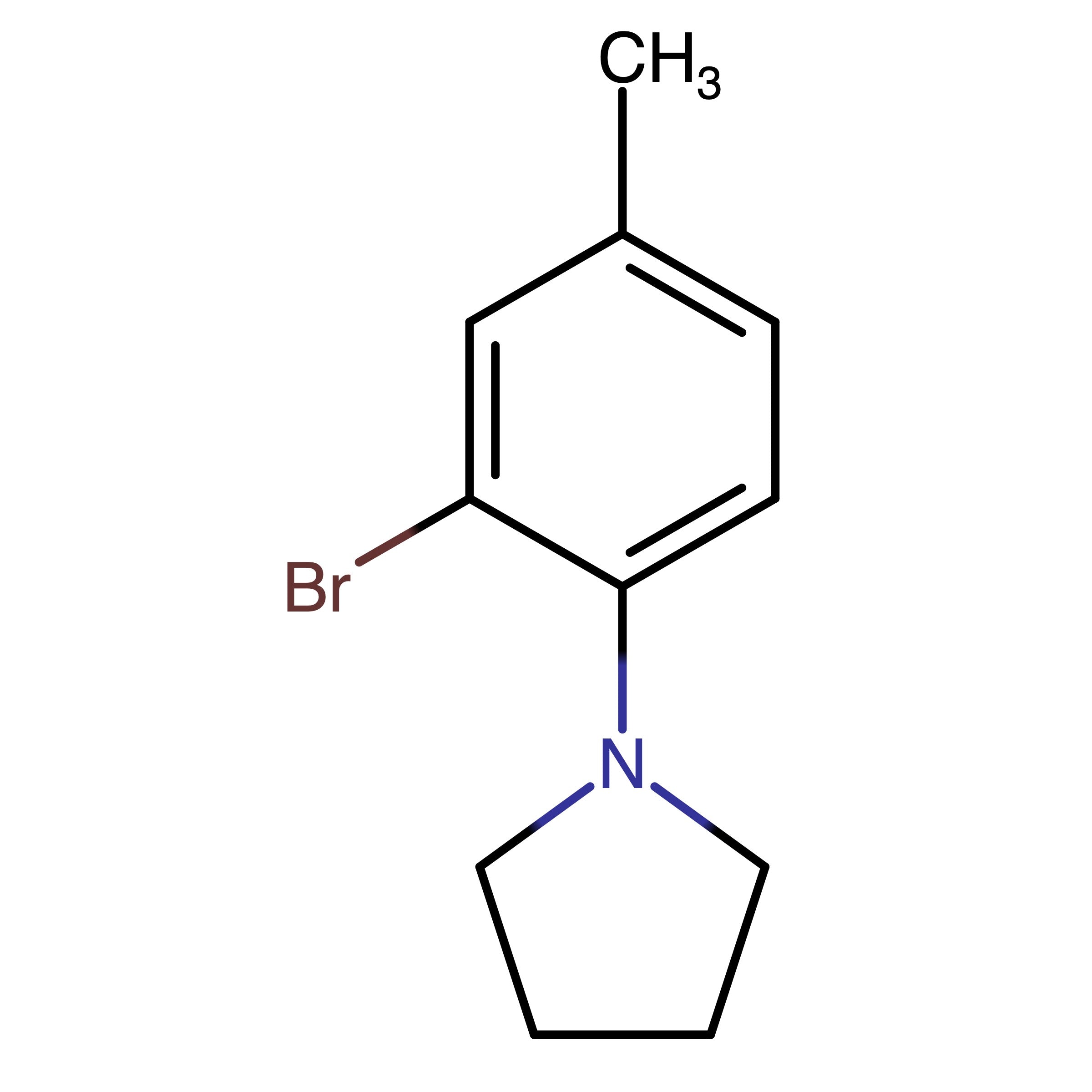 CAS 1216076-07-1 | N-(2-Bromo-4-methylphenyl)pyrrolidine
