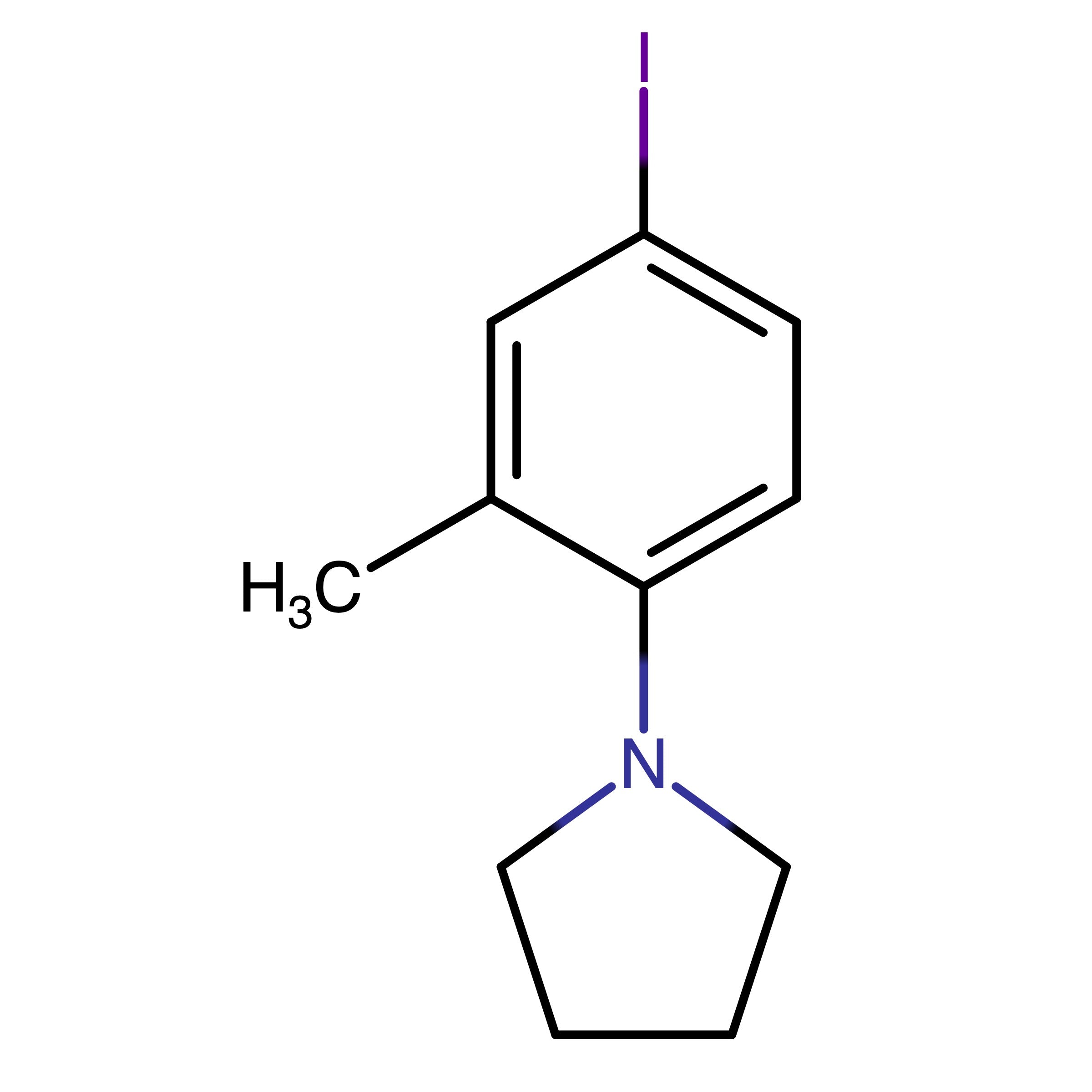 CAS 2736660-27-6 | N-(4-Iodo-2-methylphenyl)pyrrolidine