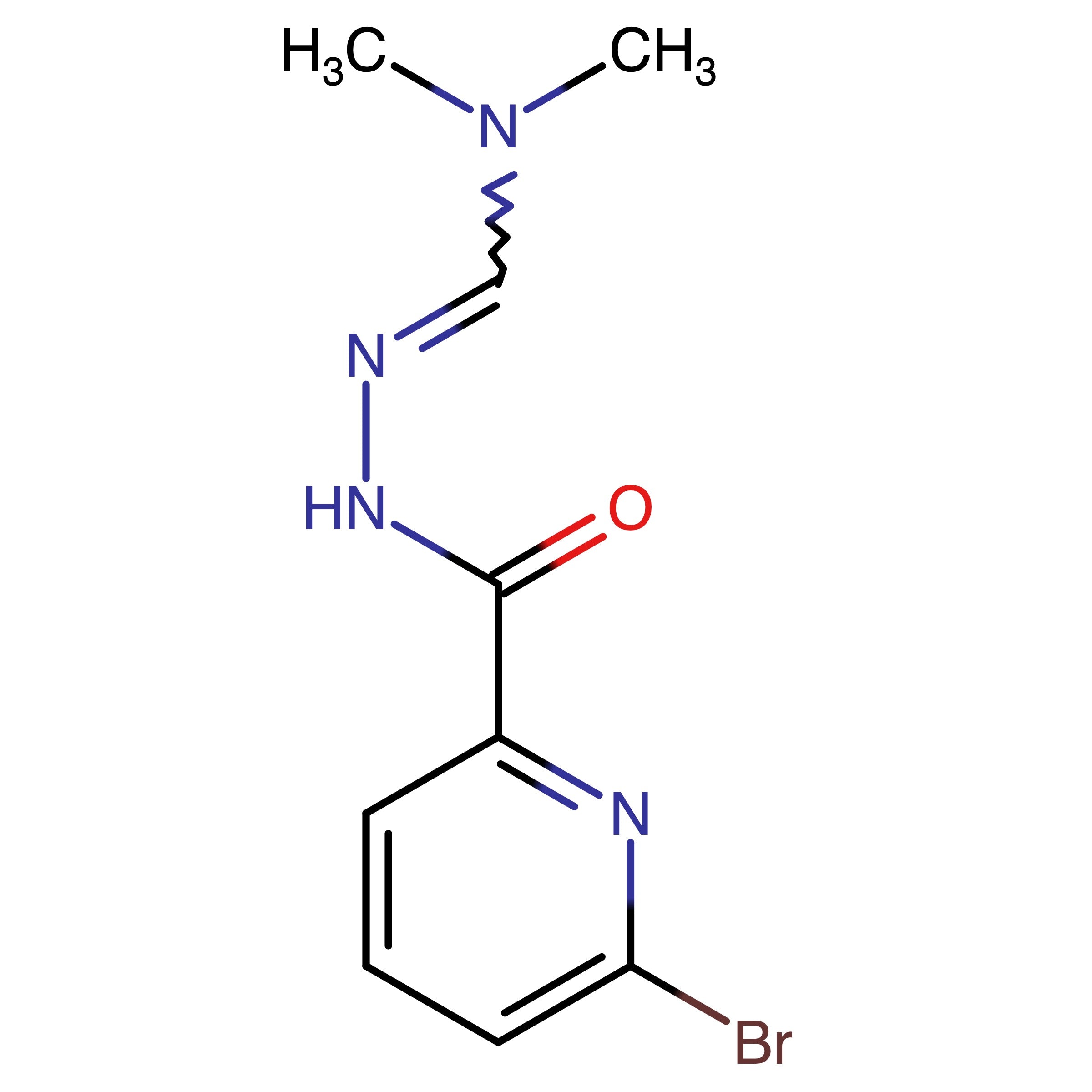 CAS 2089642-09-9 | N'-(6-Bromopicolinoyl)-N,N-dimethylformohydrazonamide | MFCD31706245