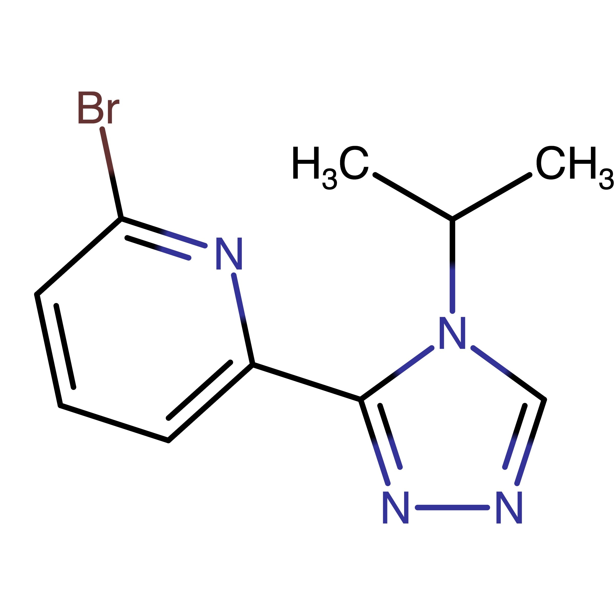 CAS 2093329-79-2 | 2-Bromo-6-(4-(prop-2-yl)-4H-1,2,4-triazol-3-yl)pyridine | MFCD31555826